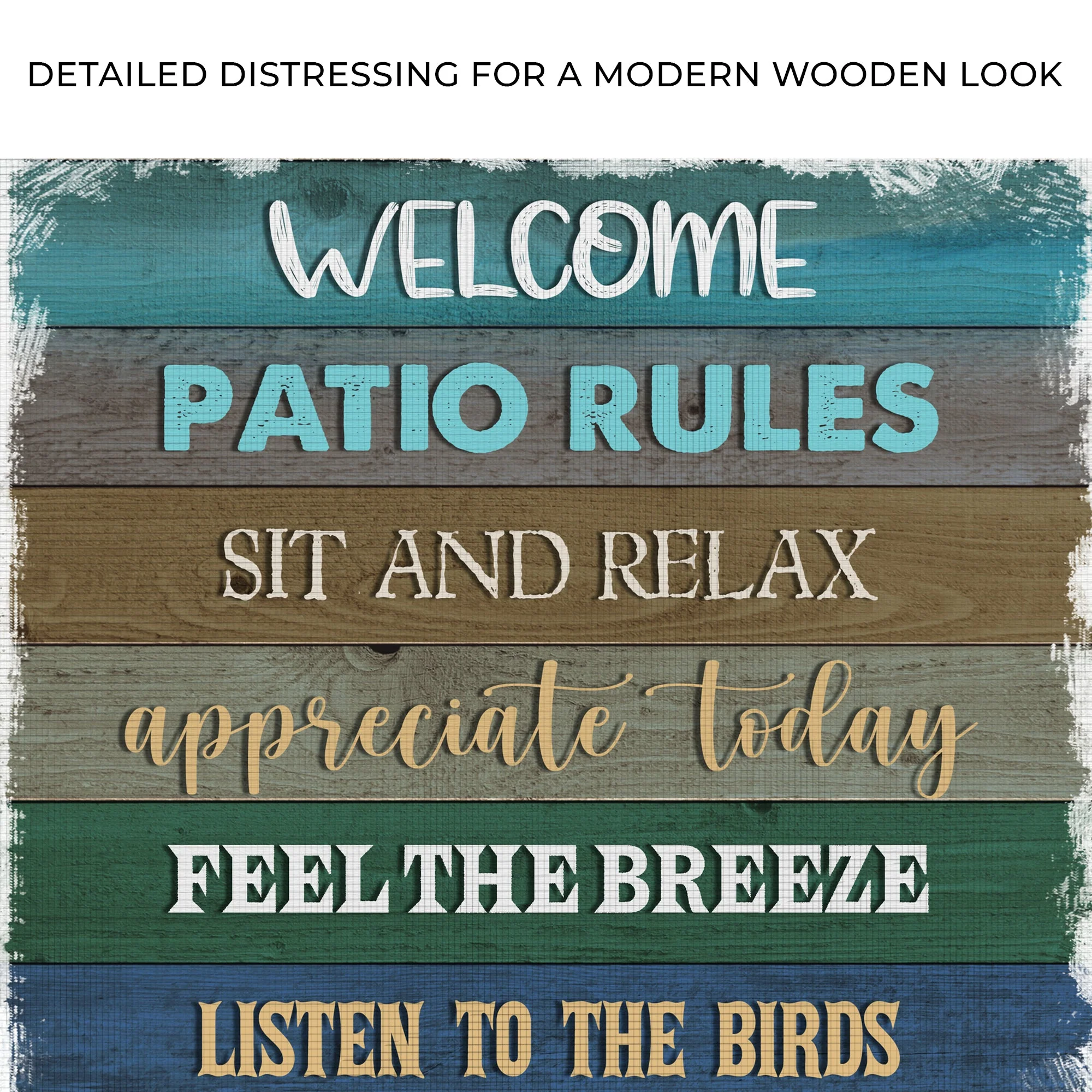 Patio Rules Sign - Image 4