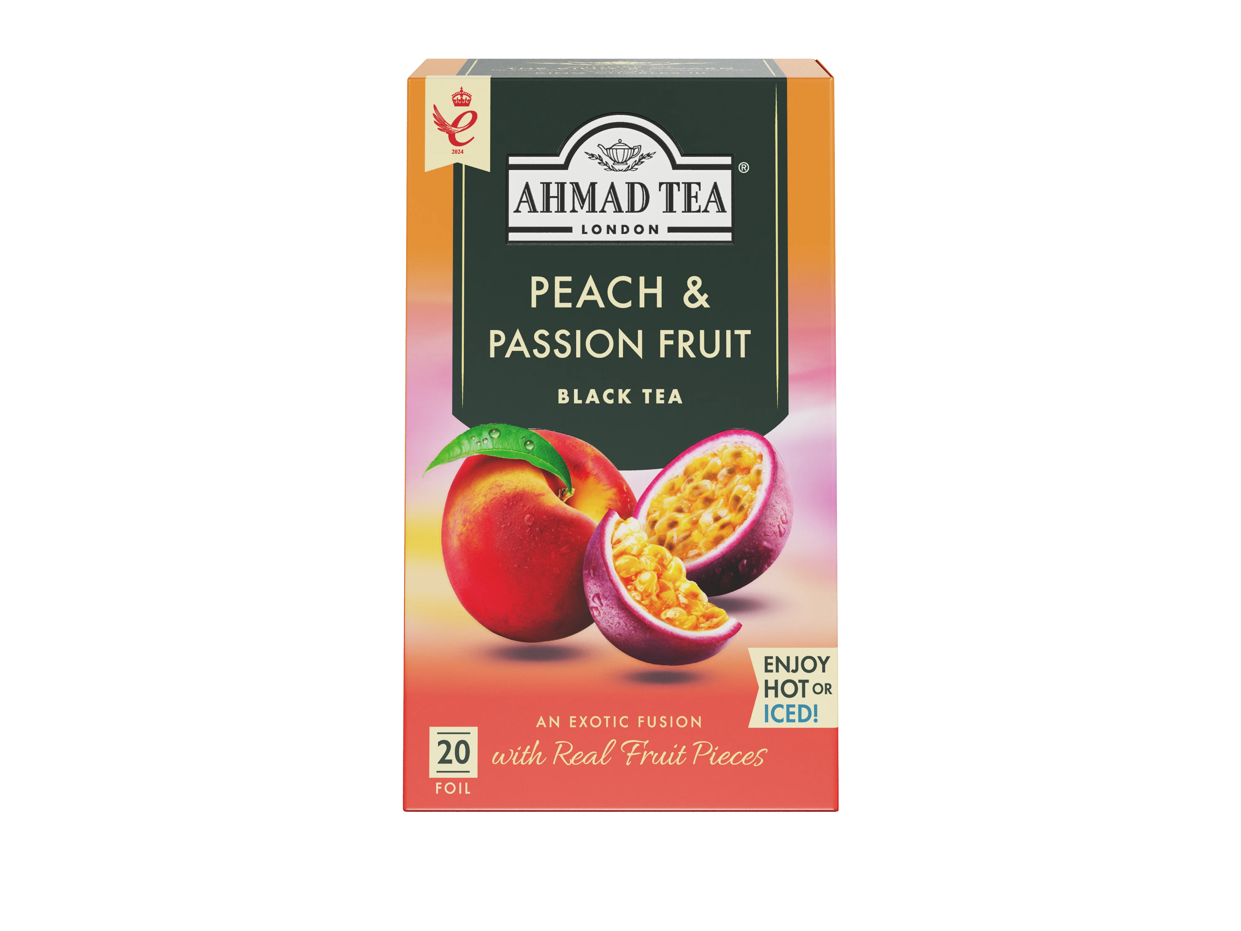 Peach & Passion Fruit - Black Tea, Ahmad Tea