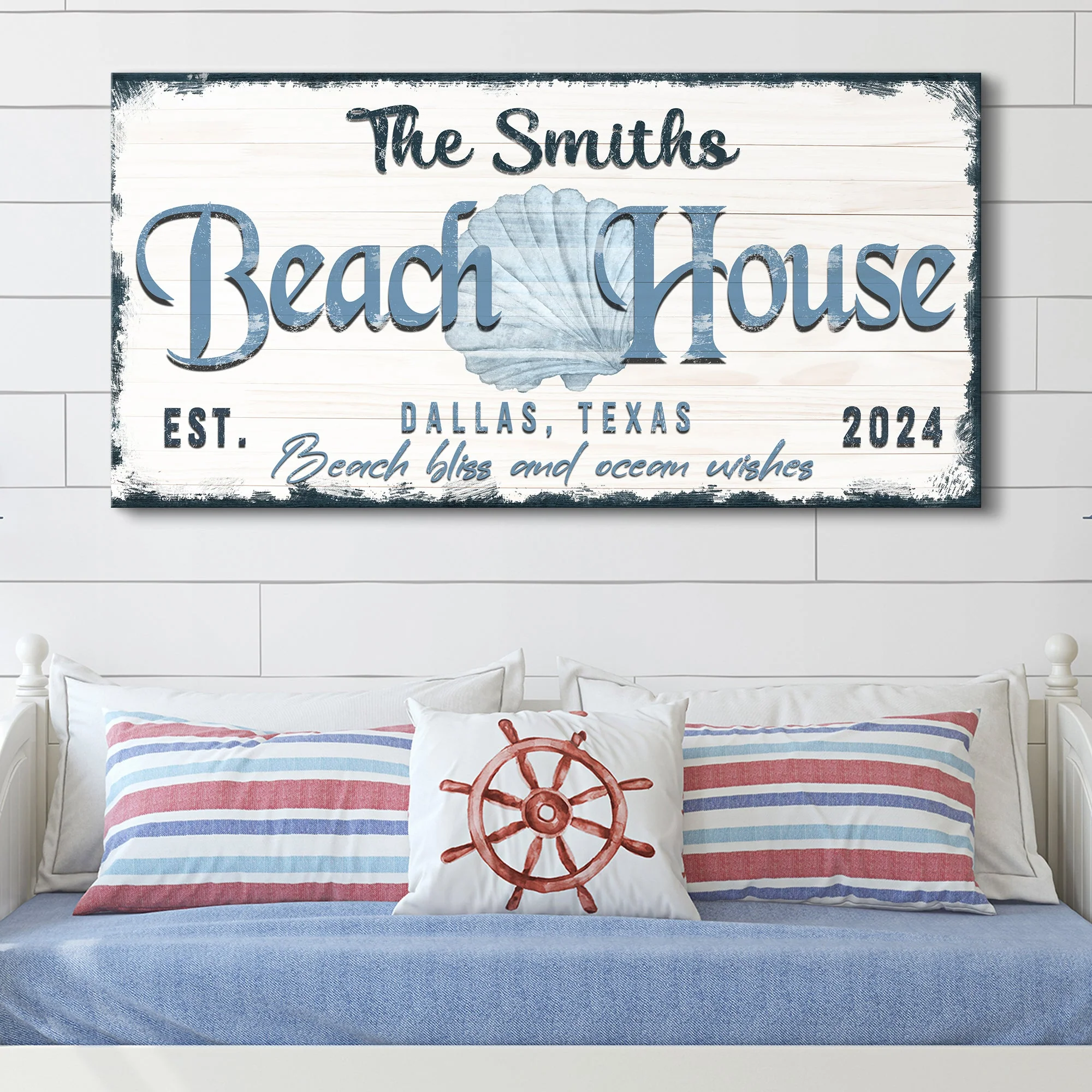 Personalized Beach House Sign IV - Image 2