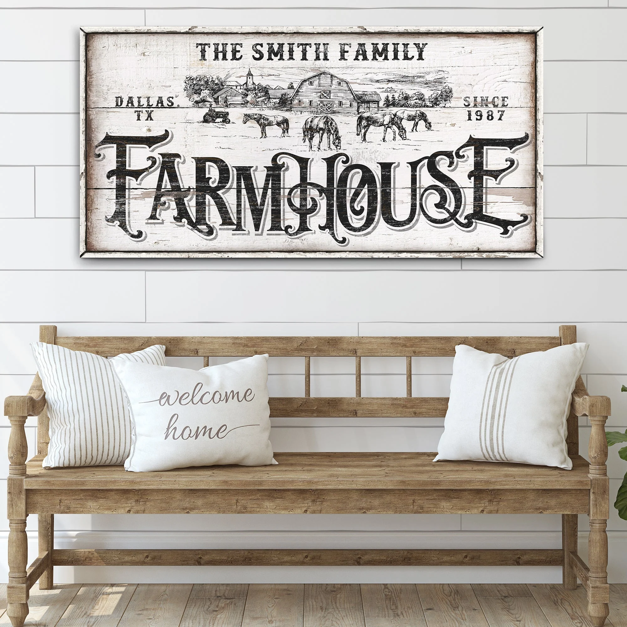 Personalized Farmhouse Sign IV - Image 2