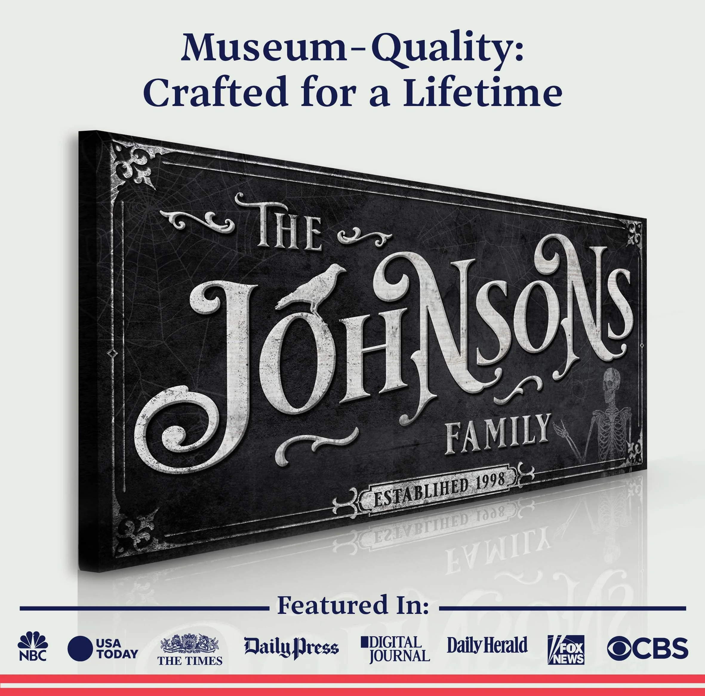 Personalized Gothic Sign III - Image 5