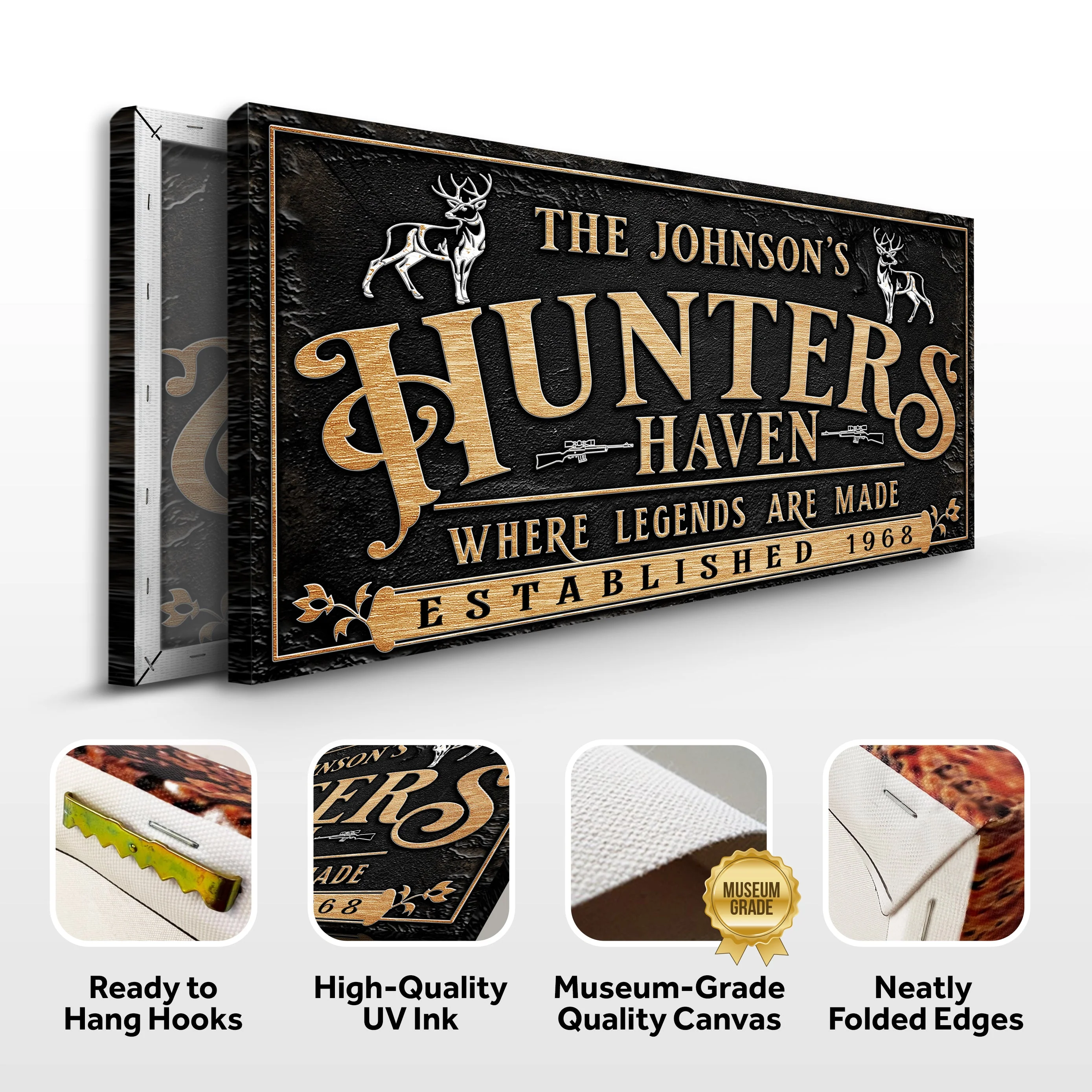 Personalized Hunters Haven Family Sign II - Image 6