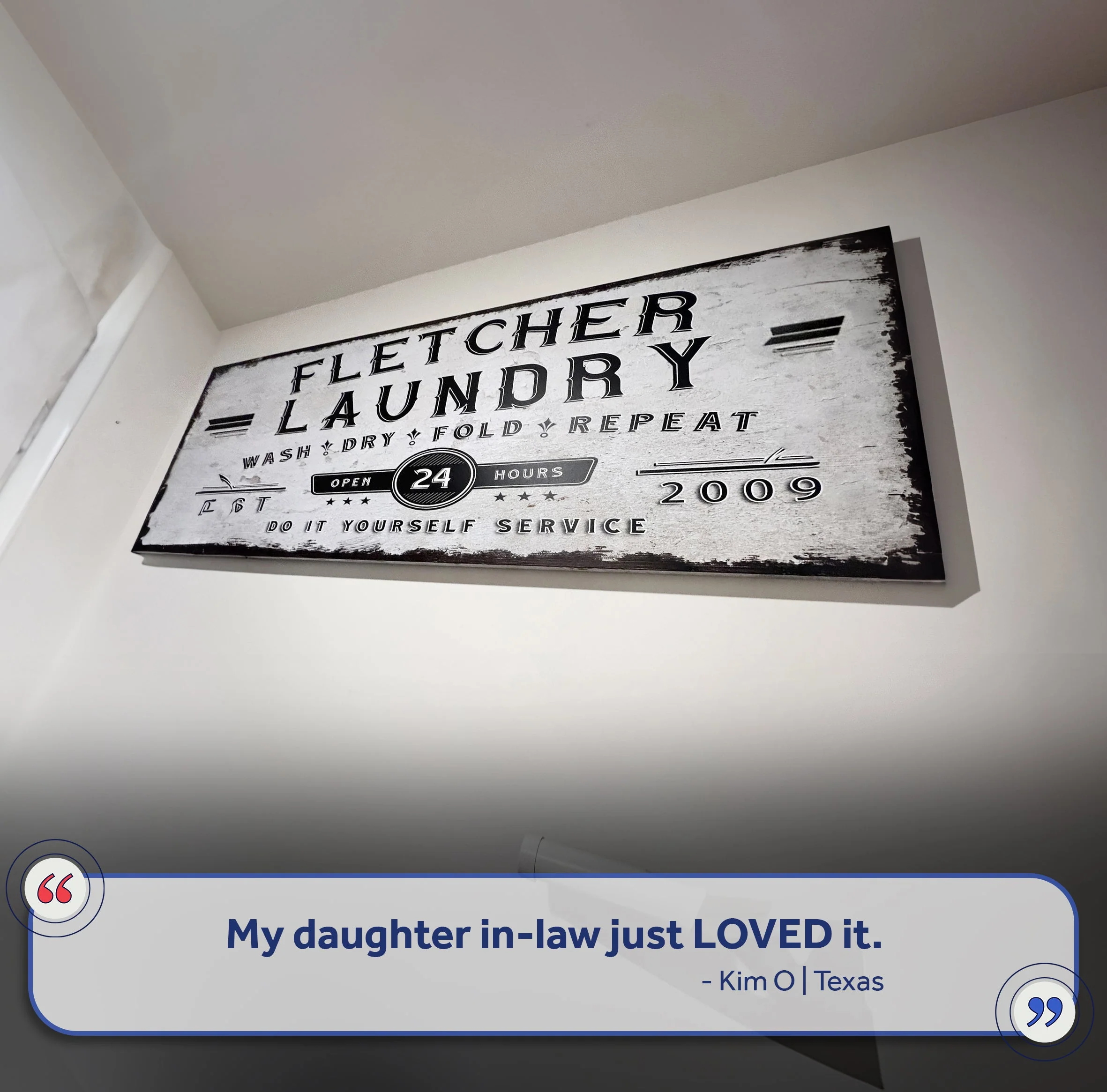 Personalized Laundry Room Sign - Image 7