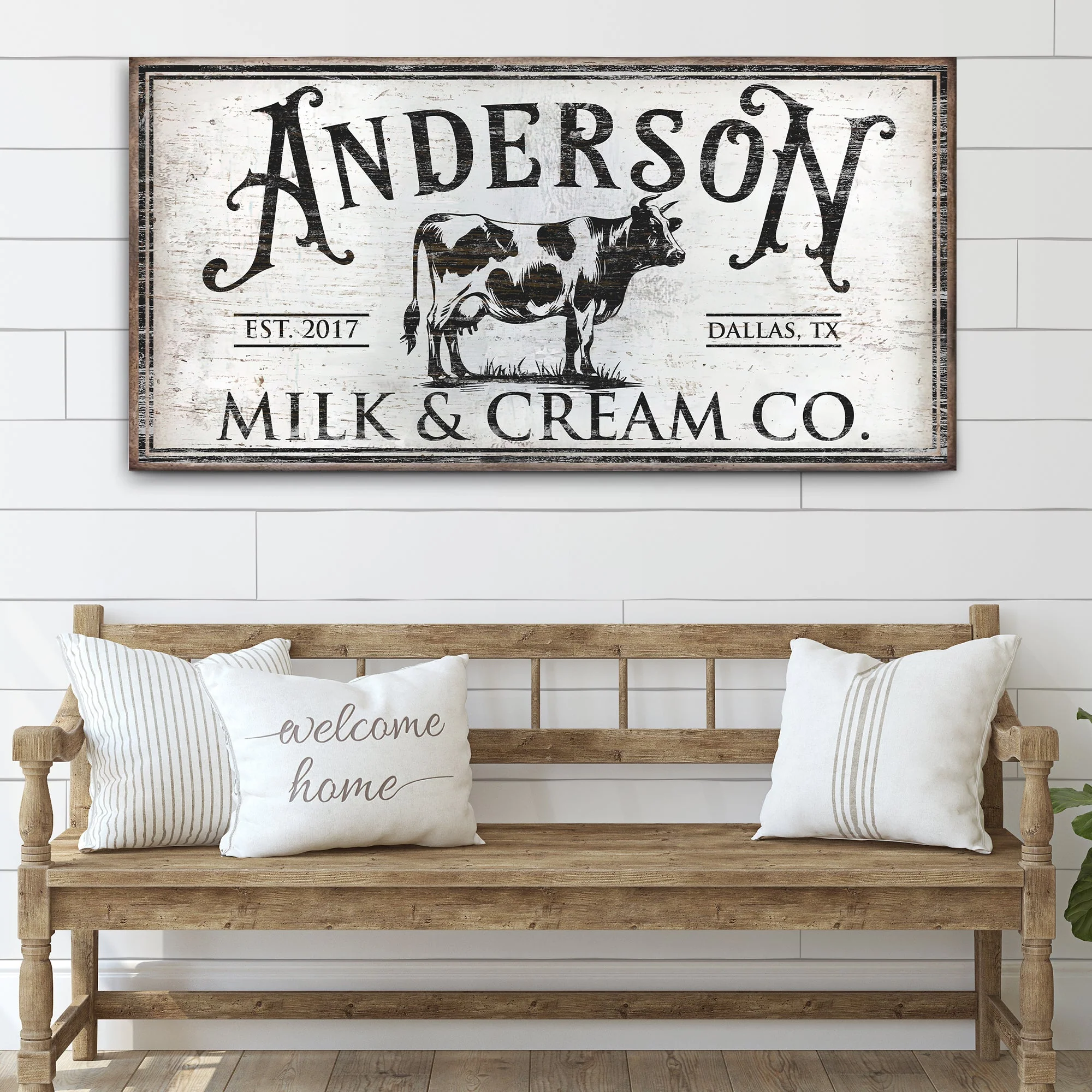 Personalized Milk & Cream Co Sign - Image 2