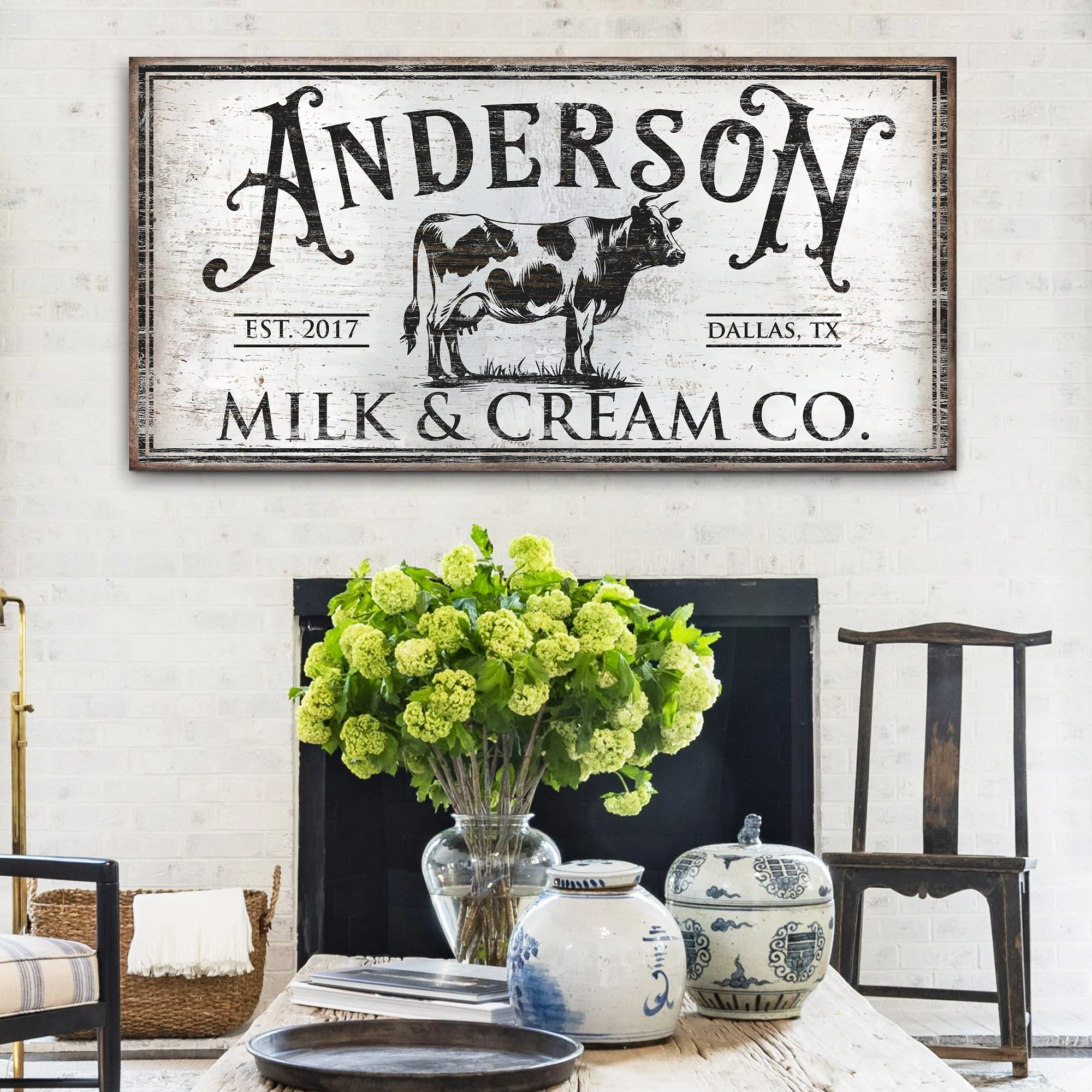 Personalized Milk & Cream Co Sign - Image 3