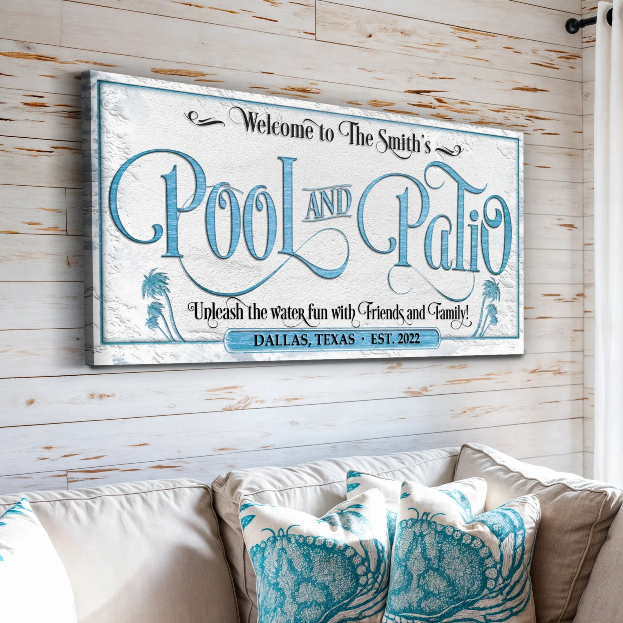 Personalized Pool & Patio Sign - Image 3
