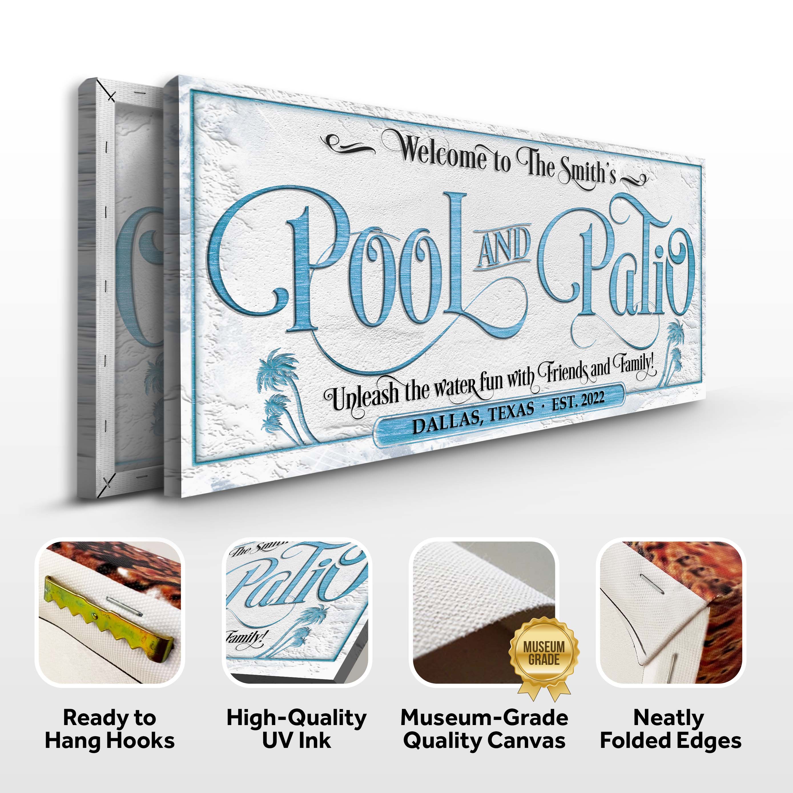 Personalized Pool & Patio Sign - Image 5