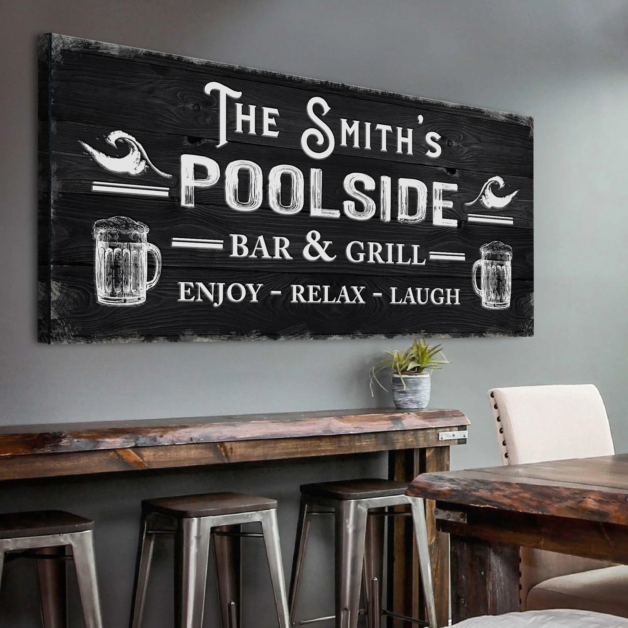 Personalized Poolside Bar And Grill Sign - Image 10