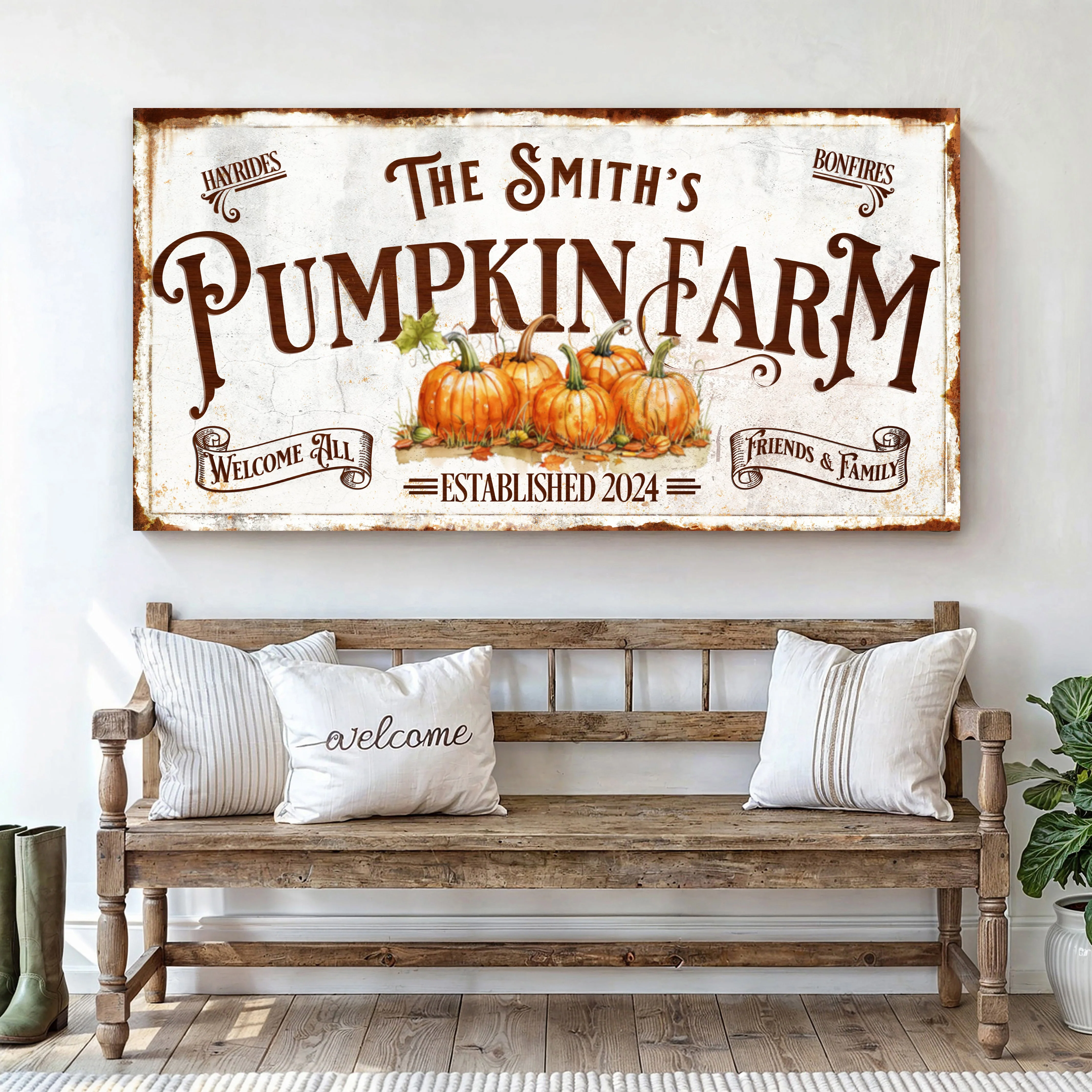 Personalized Pumpkin Farm Sign - Image 2