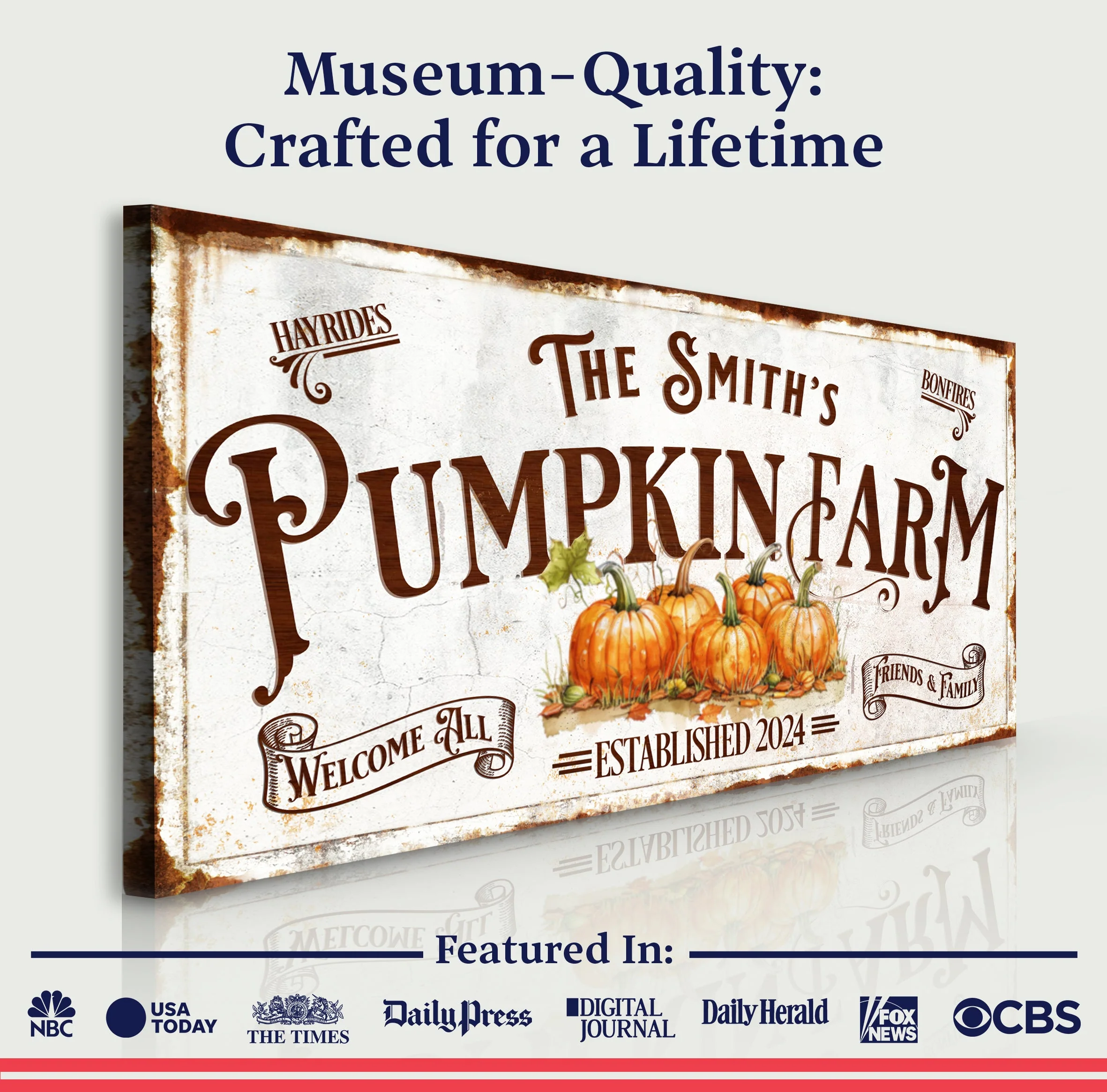Personalized Pumpkin Farm Sign - Image 5