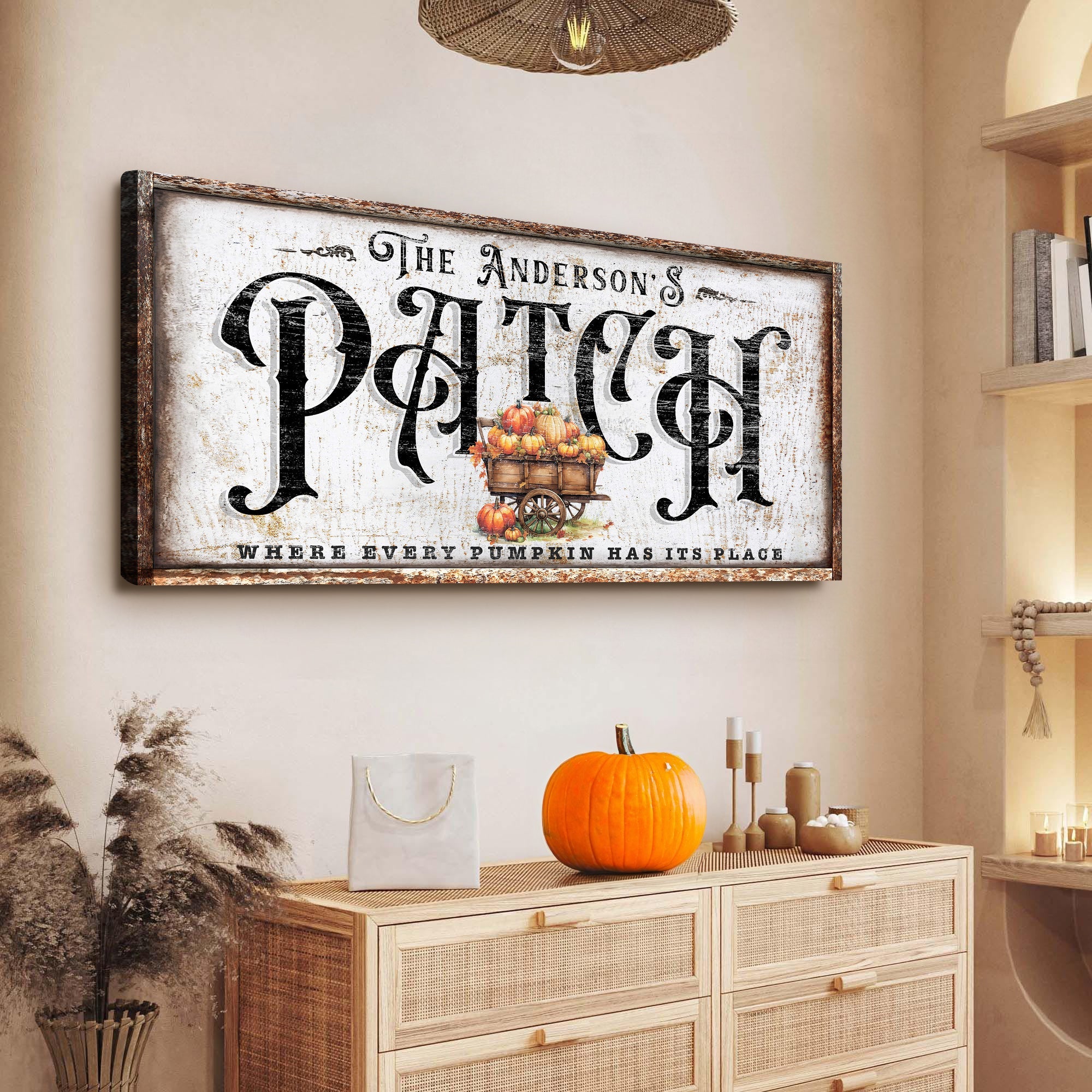 Personalized Pumpkin Patch Sign VIII - Image 3