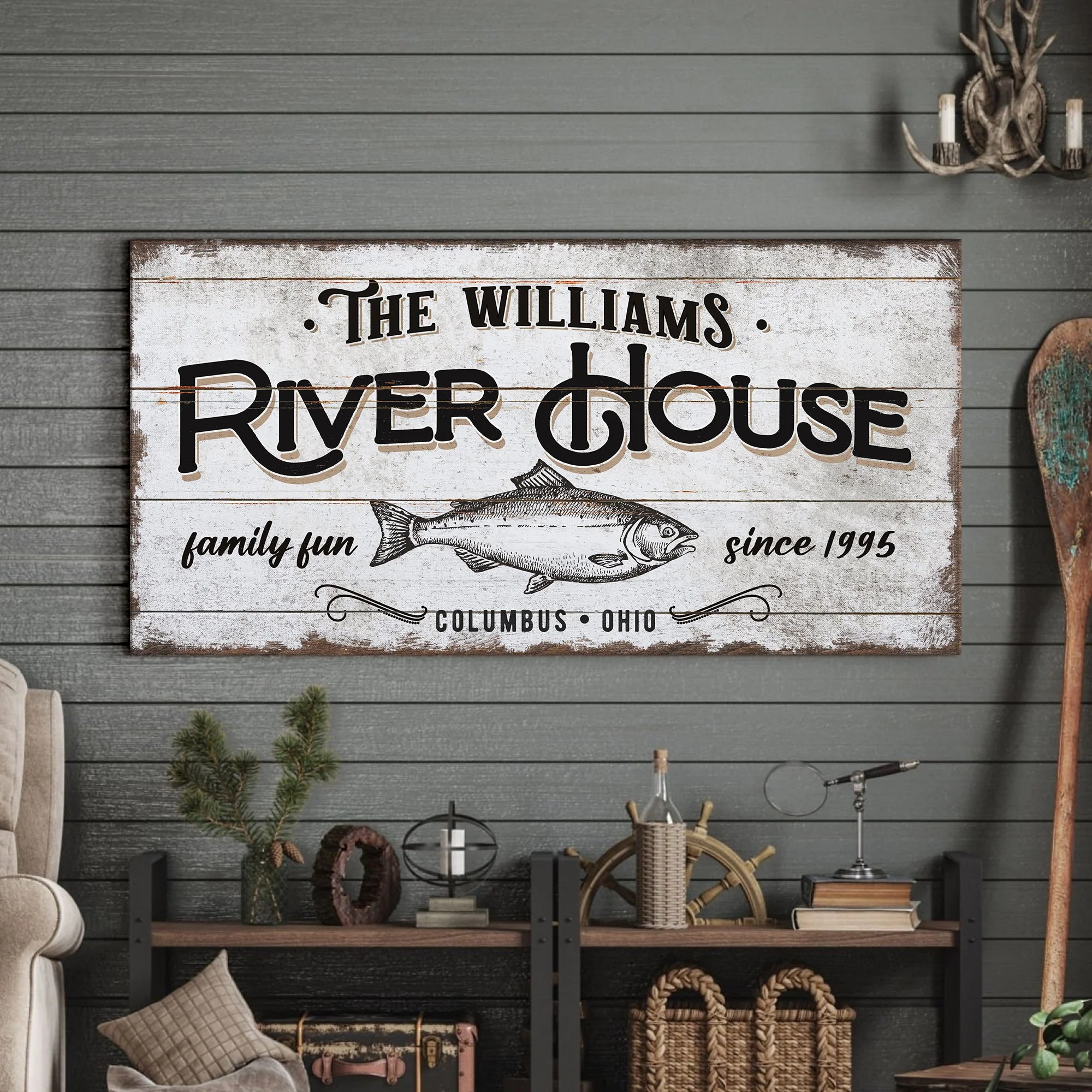 Personalized River House Sign - Image 2