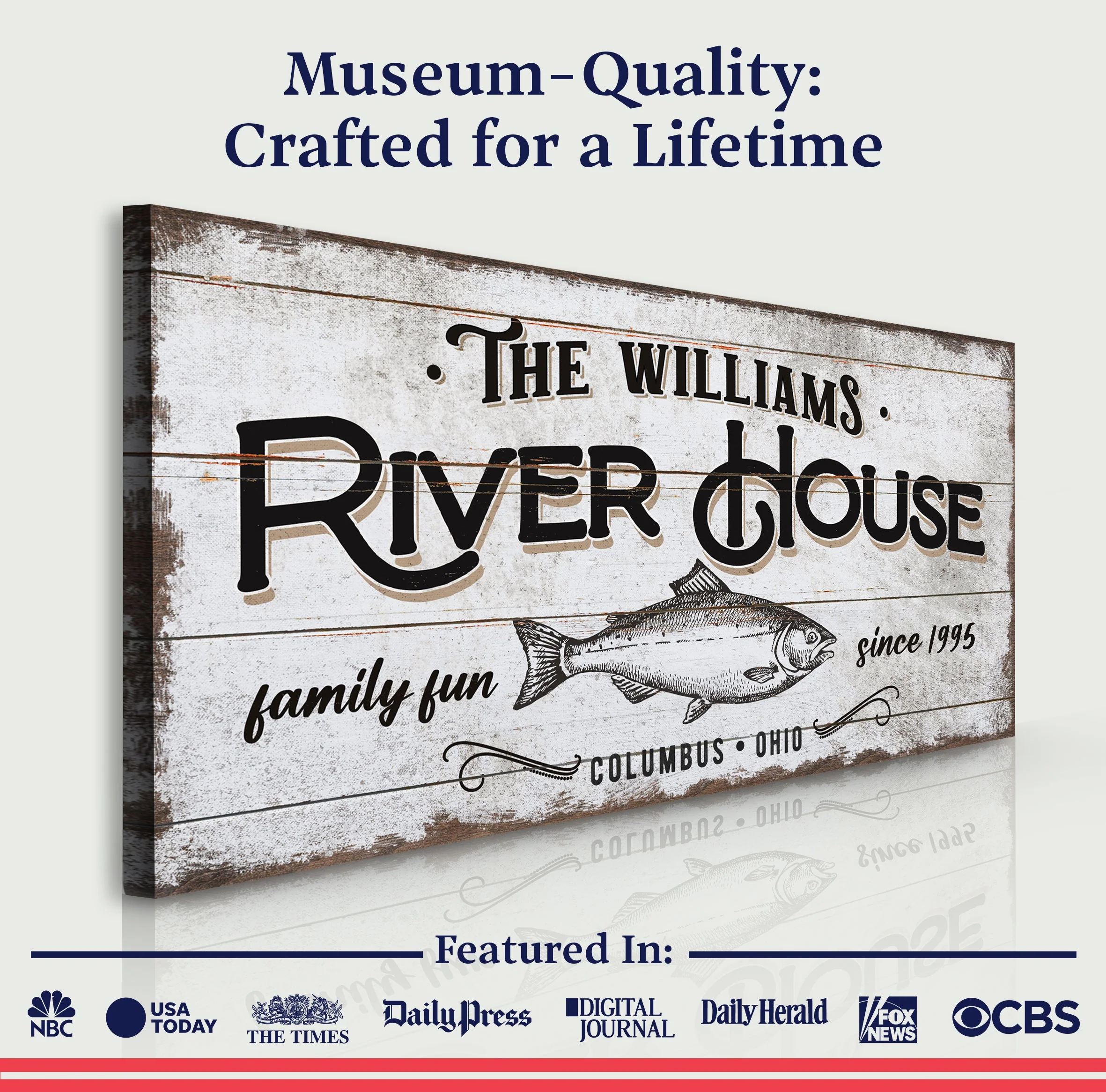Personalized River House Sign - Image 4
