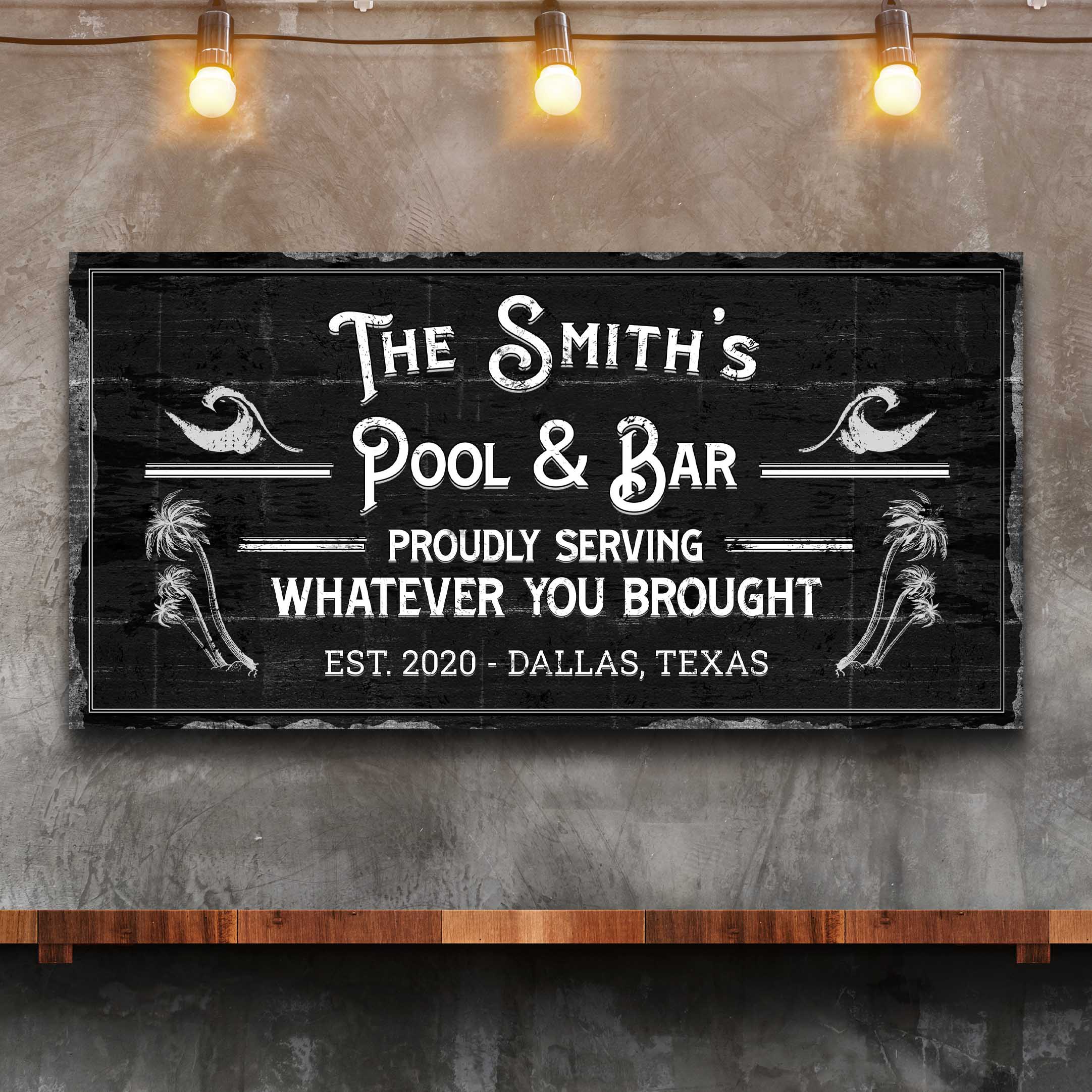Personalized Rustic Pool Sign - Image 9