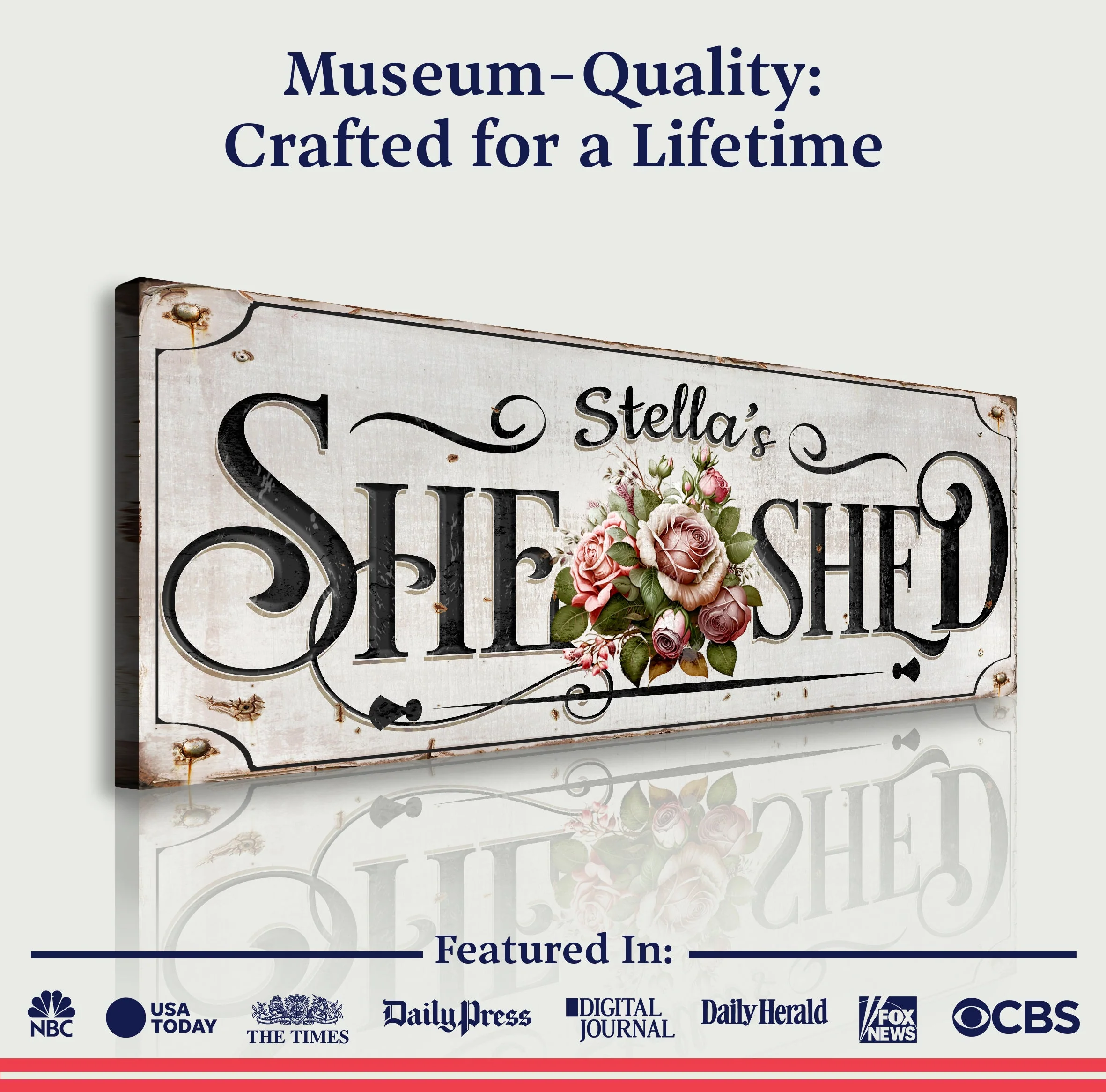 Personalized She Shed Sign - Image 4