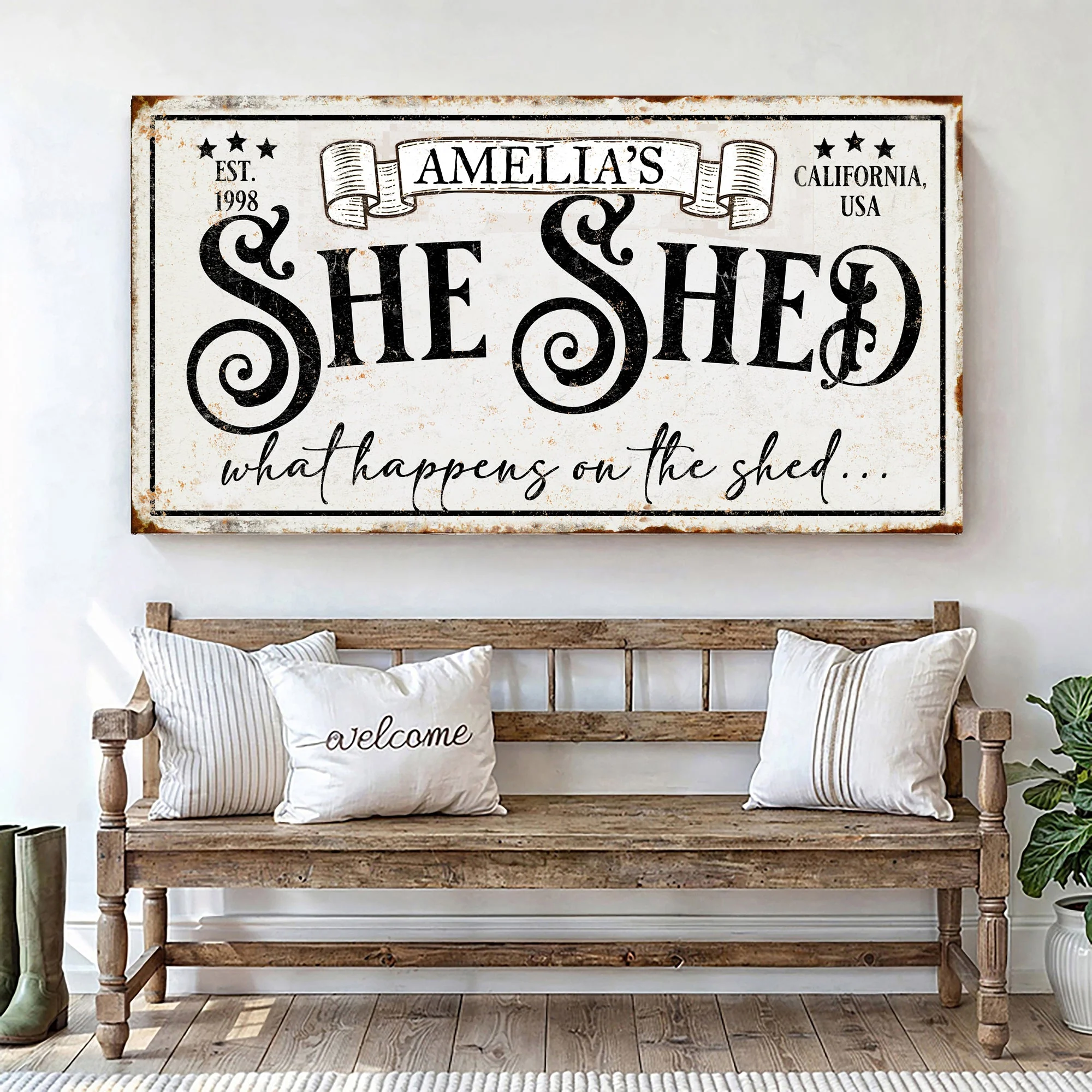 Personalized She Shed Sign IV - Image 3
