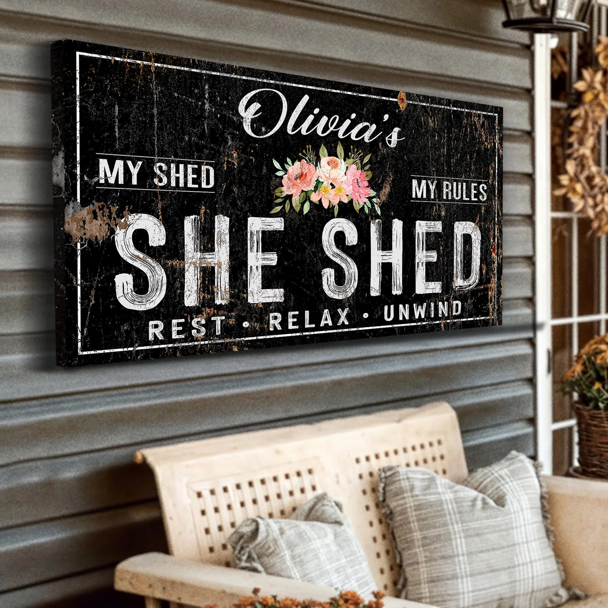 Personalized She Shed Sign IX - Image 3