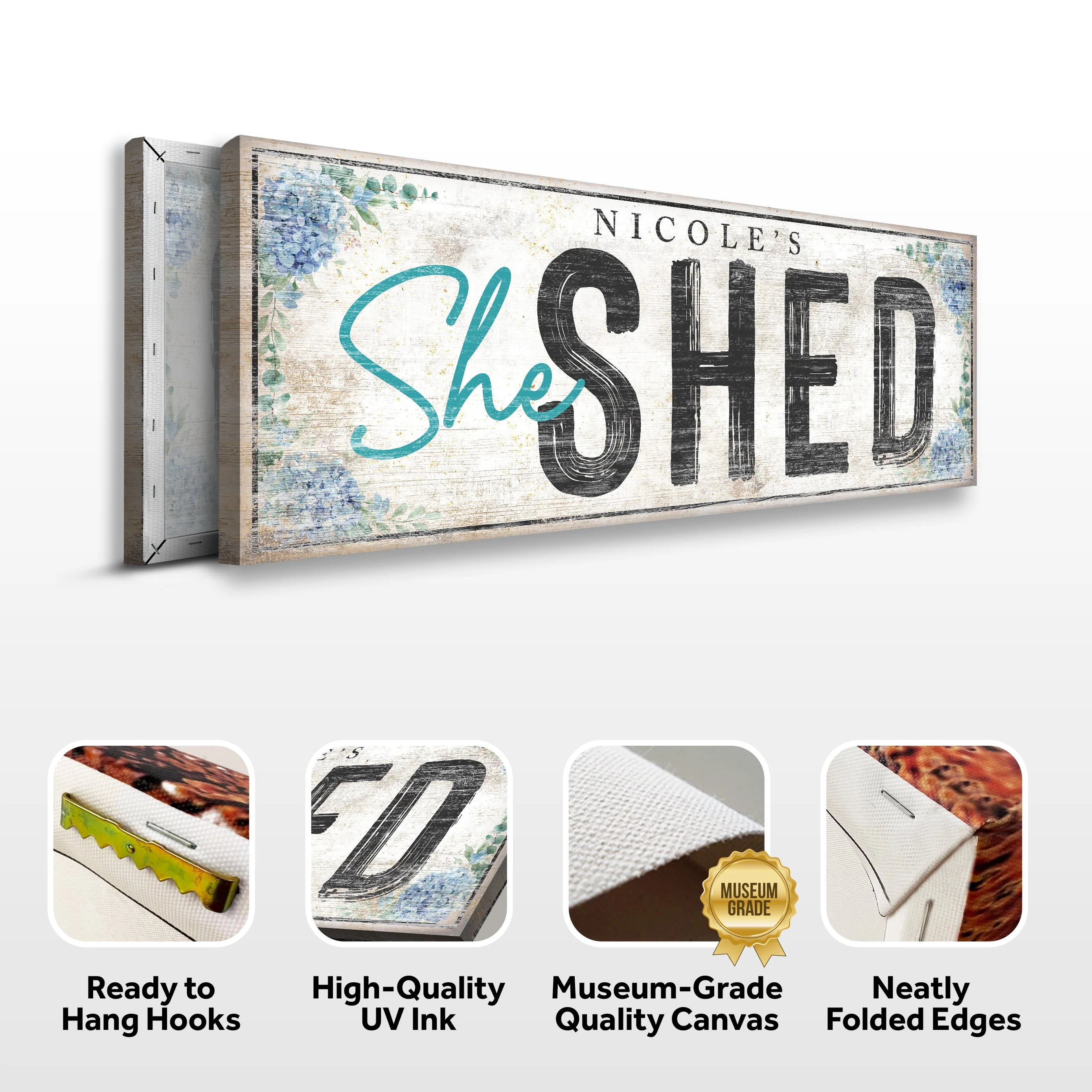 Personalized She Shed Sign XI - Image 6
