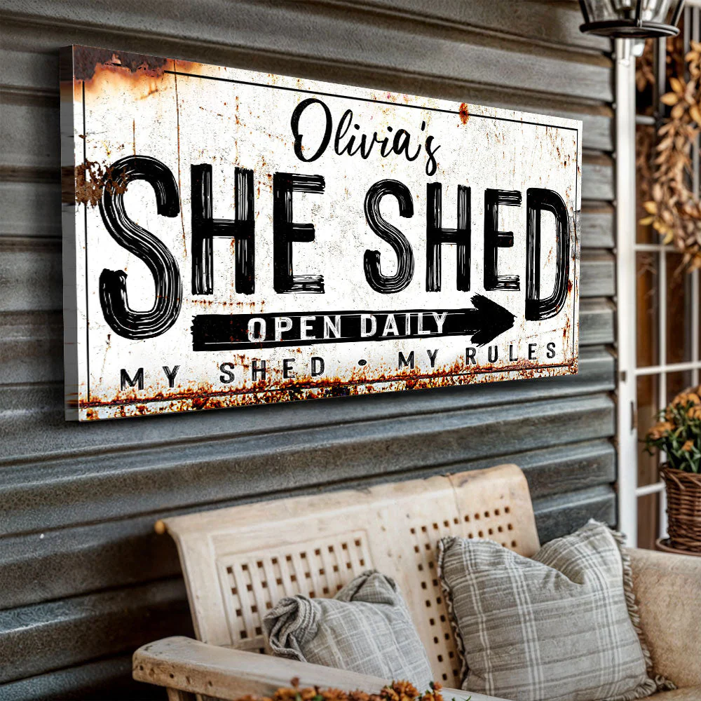 Personalized She Shed Sign XII - Image 3