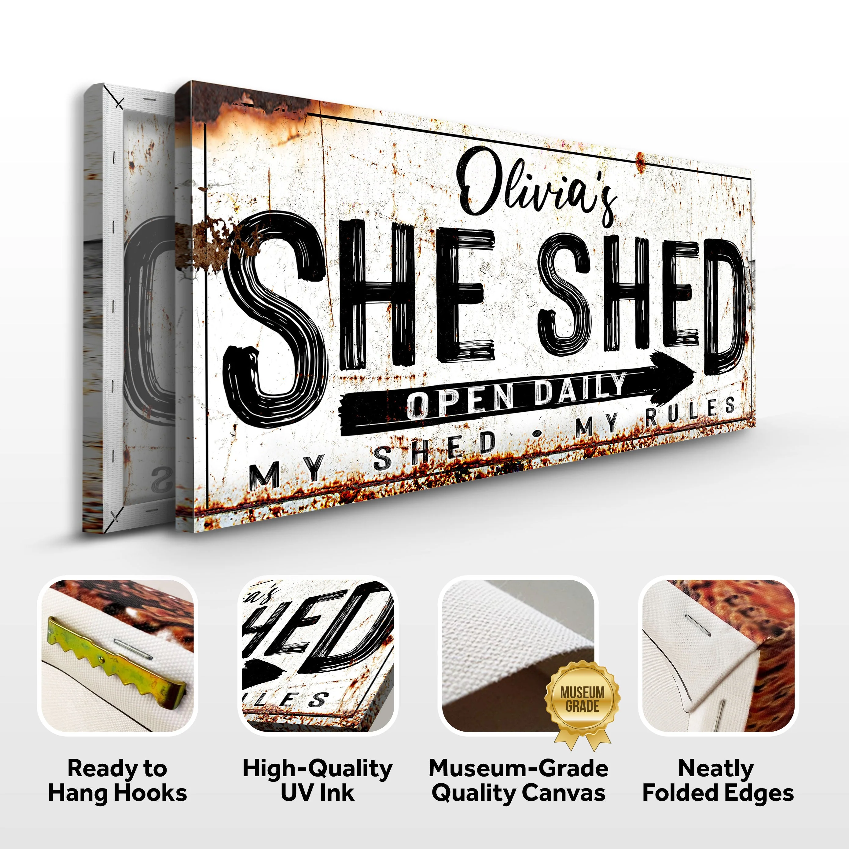 Personalized She Shed Sign XII - Image 6
