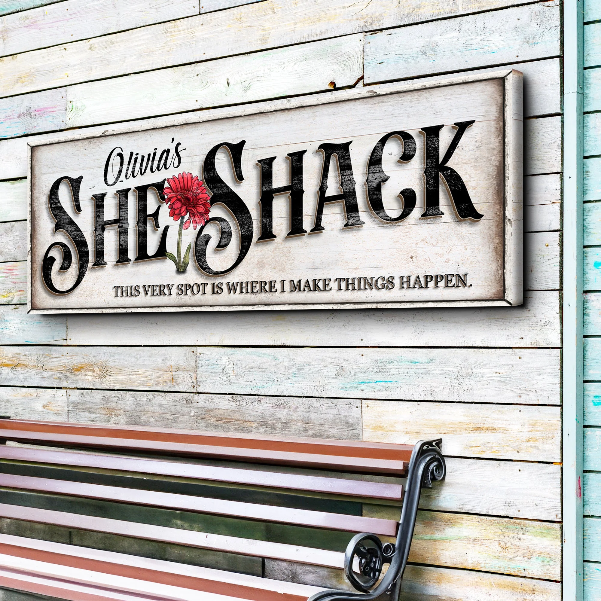 Personalized She Shed Sign XVI - Image 4