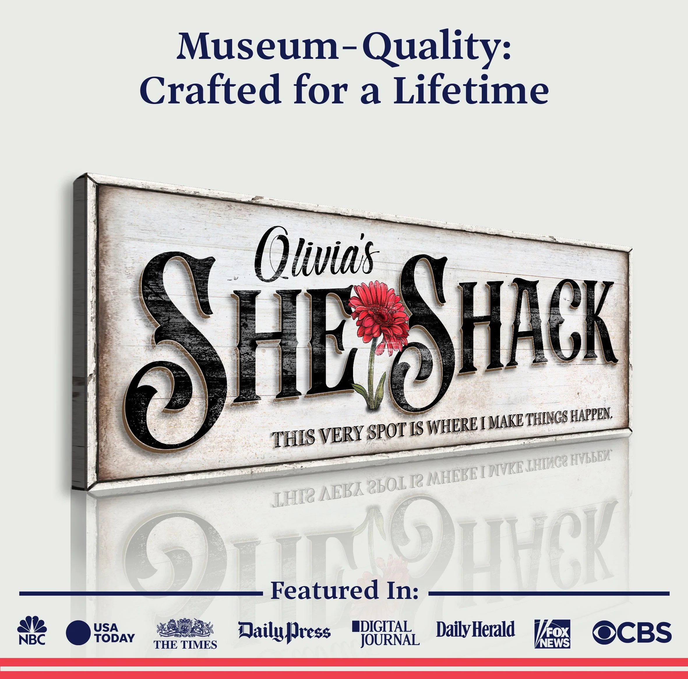 Personalized She Shed Sign XVI - Image 5