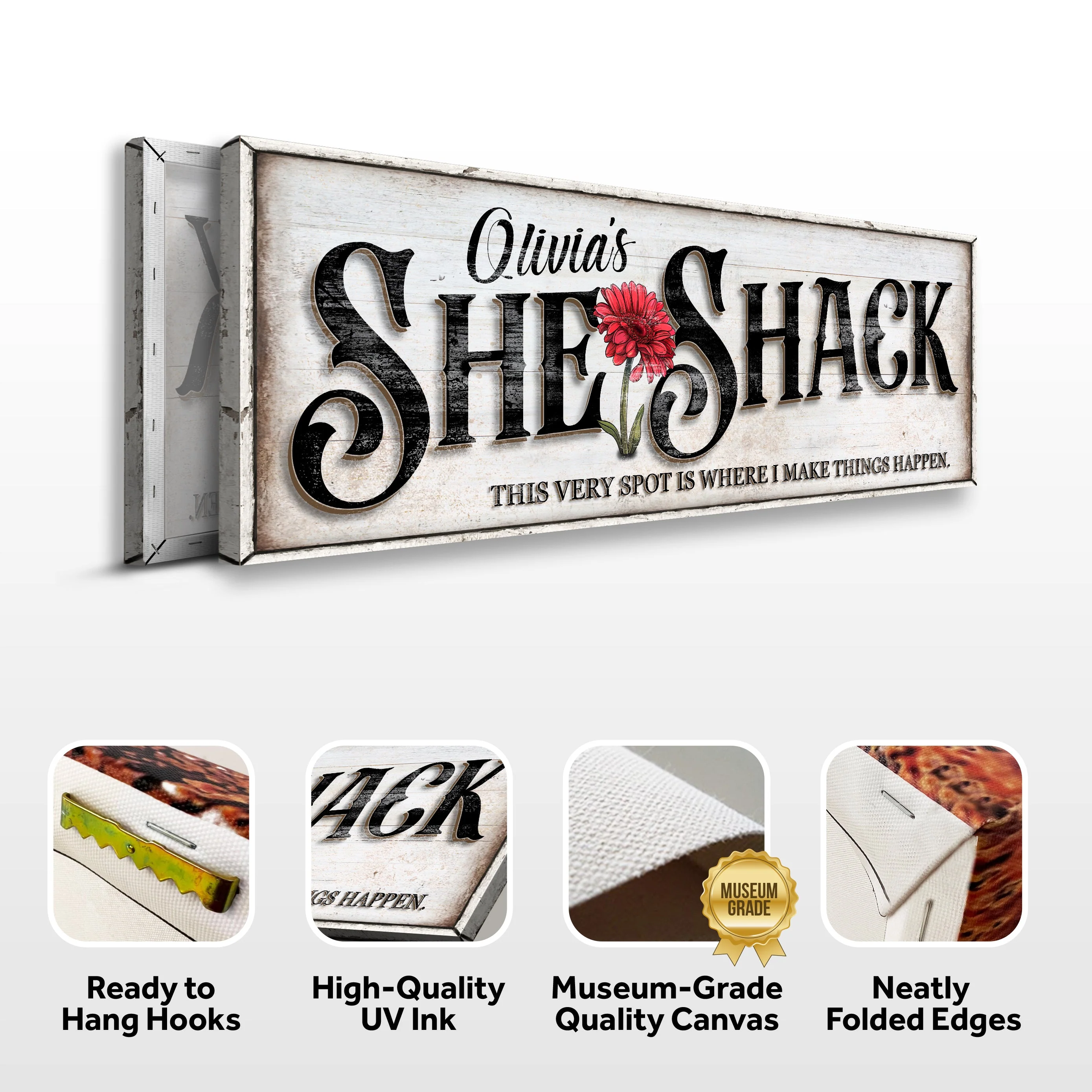 Personalized She Shed Sign XVI - Image 7