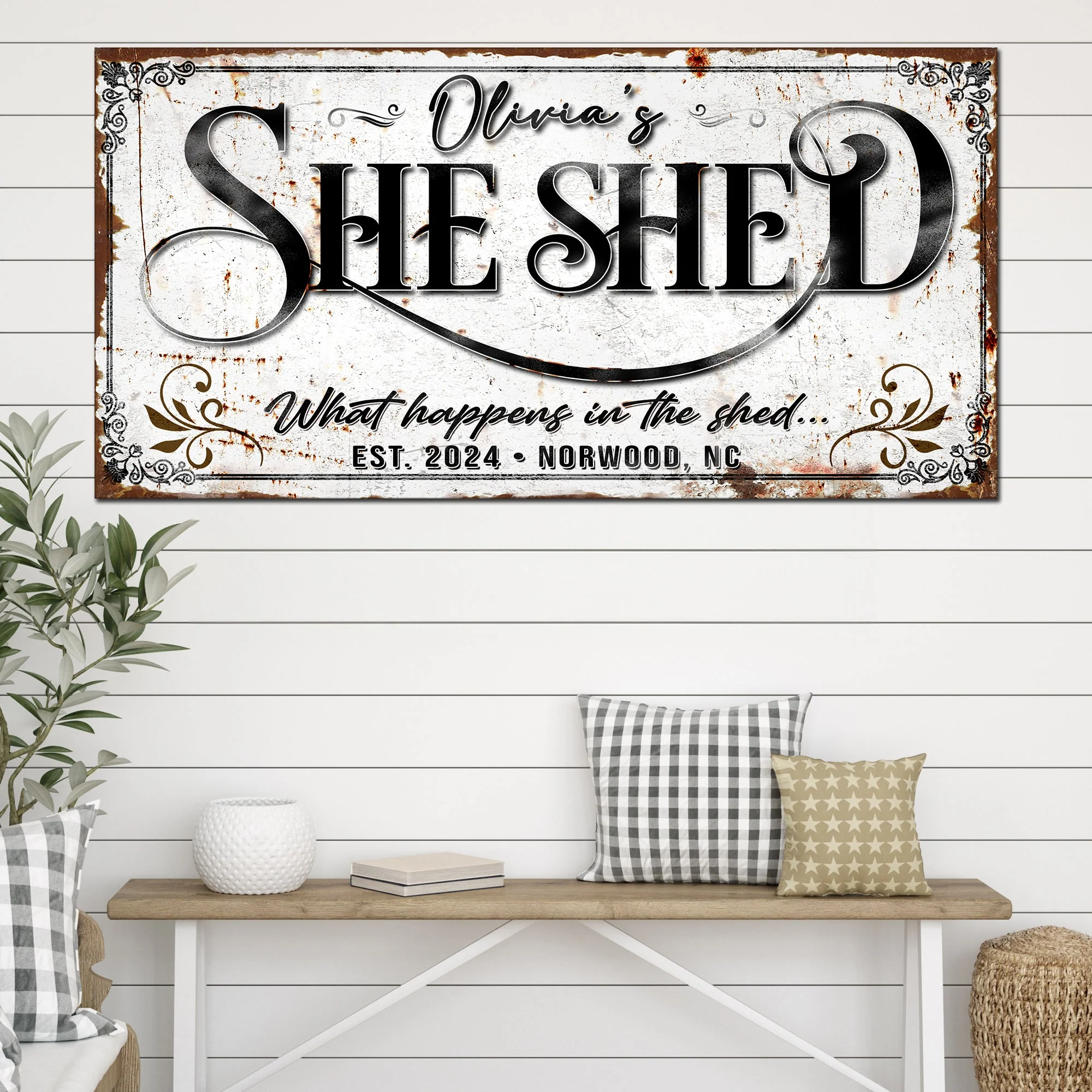 Personalized She Shed Sign XVIII - Image 2