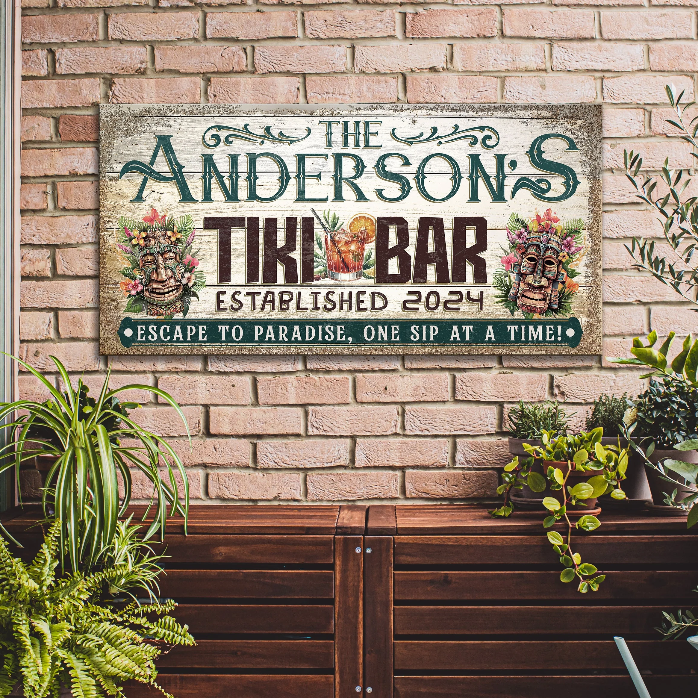 Personalized Tiki Bar Sign III - Image 2