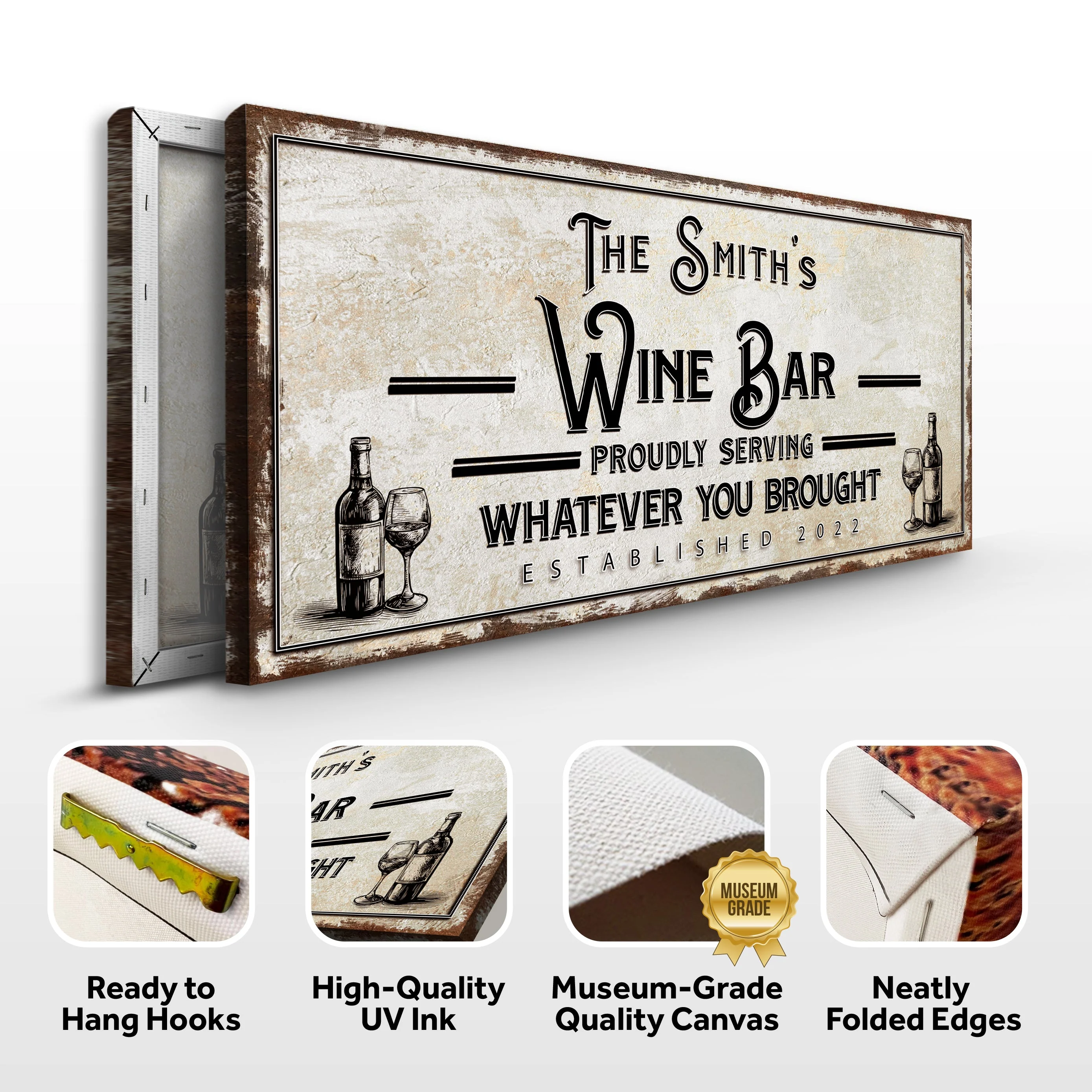Personalized Wine Bar Sign II - Image 4