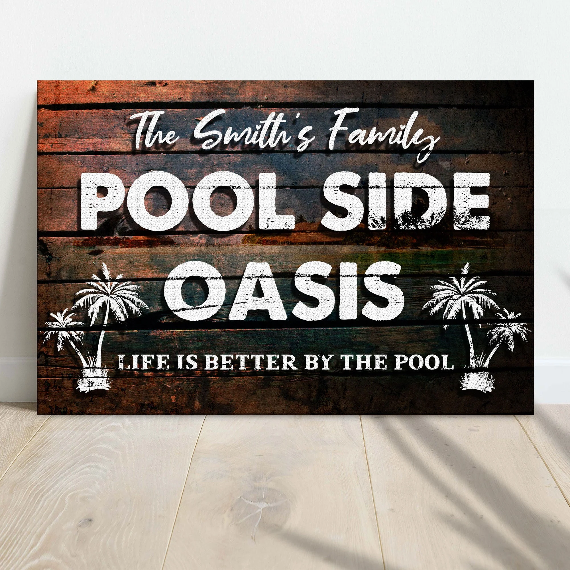 Poolside Oasis Sign - Image 2