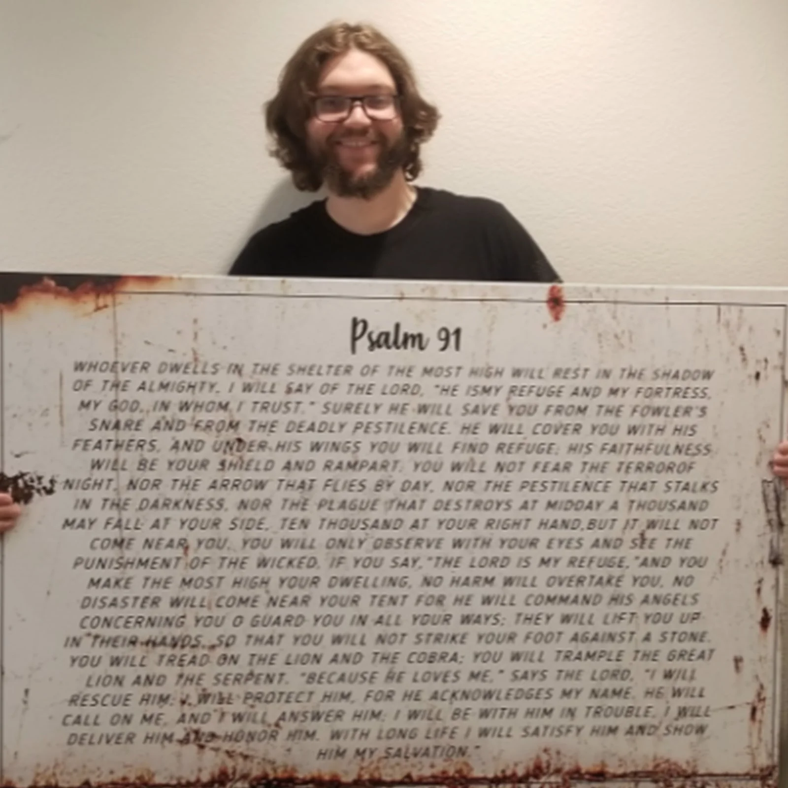 Psalm 91 - He Is My Refuge Sign - Image 8