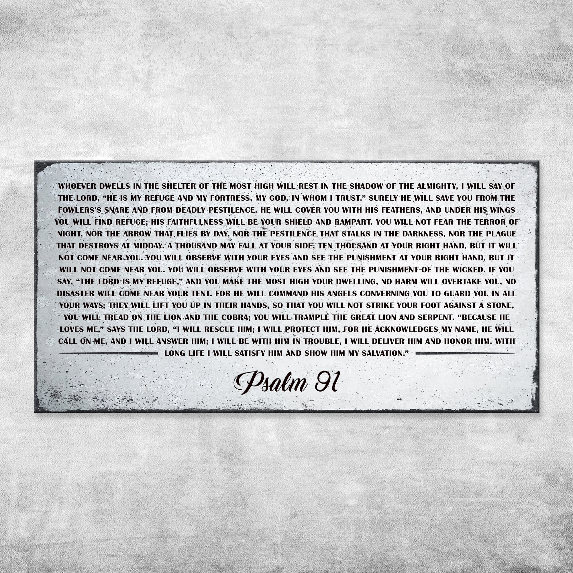 Psalm 91 - Whoever Dwells In The Shelter Of The Most High Sign IV - Image 2