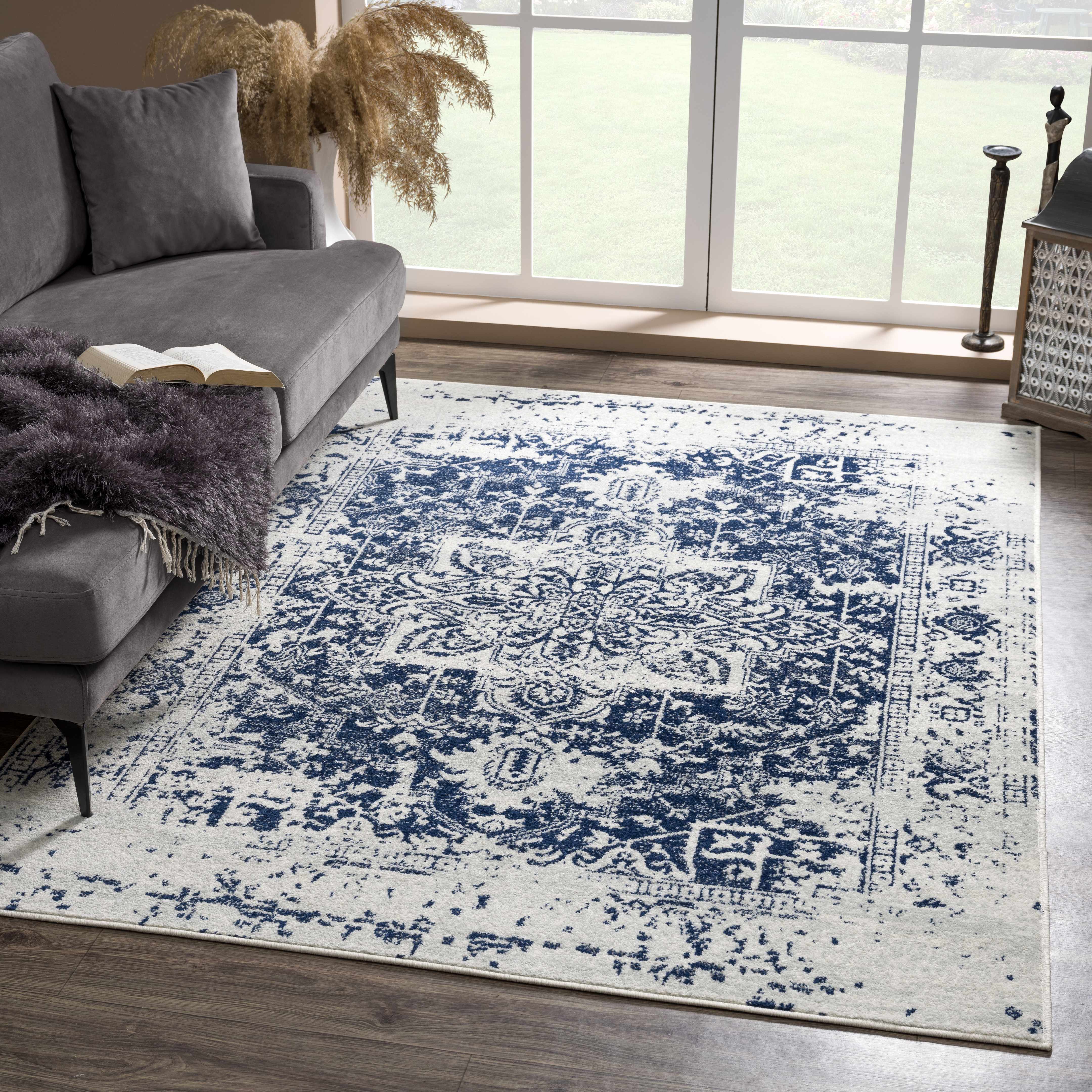 Rachel Navy Area Rug - Image 4