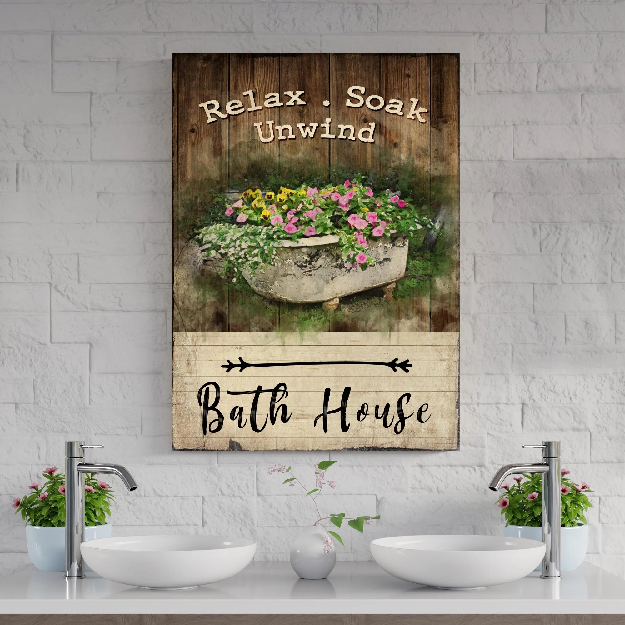 Relax Soak Unwind Sign VII - Image 2