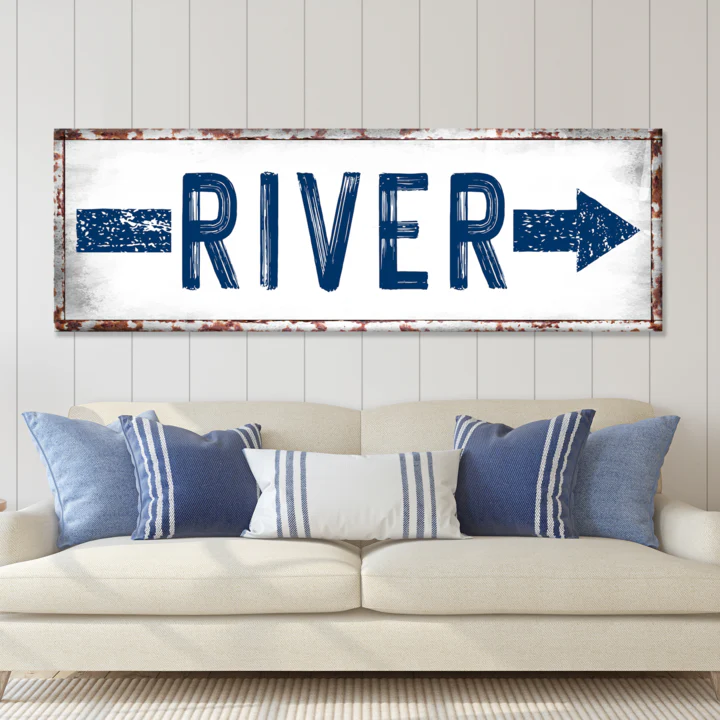 River Arrow Sign - Image 2