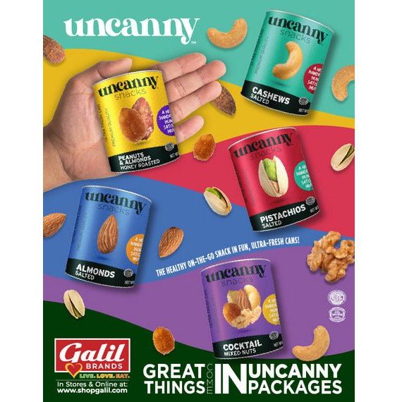 Roasted & Salted Almonds | Can | 1.4 oz | Uncanny - Image 4