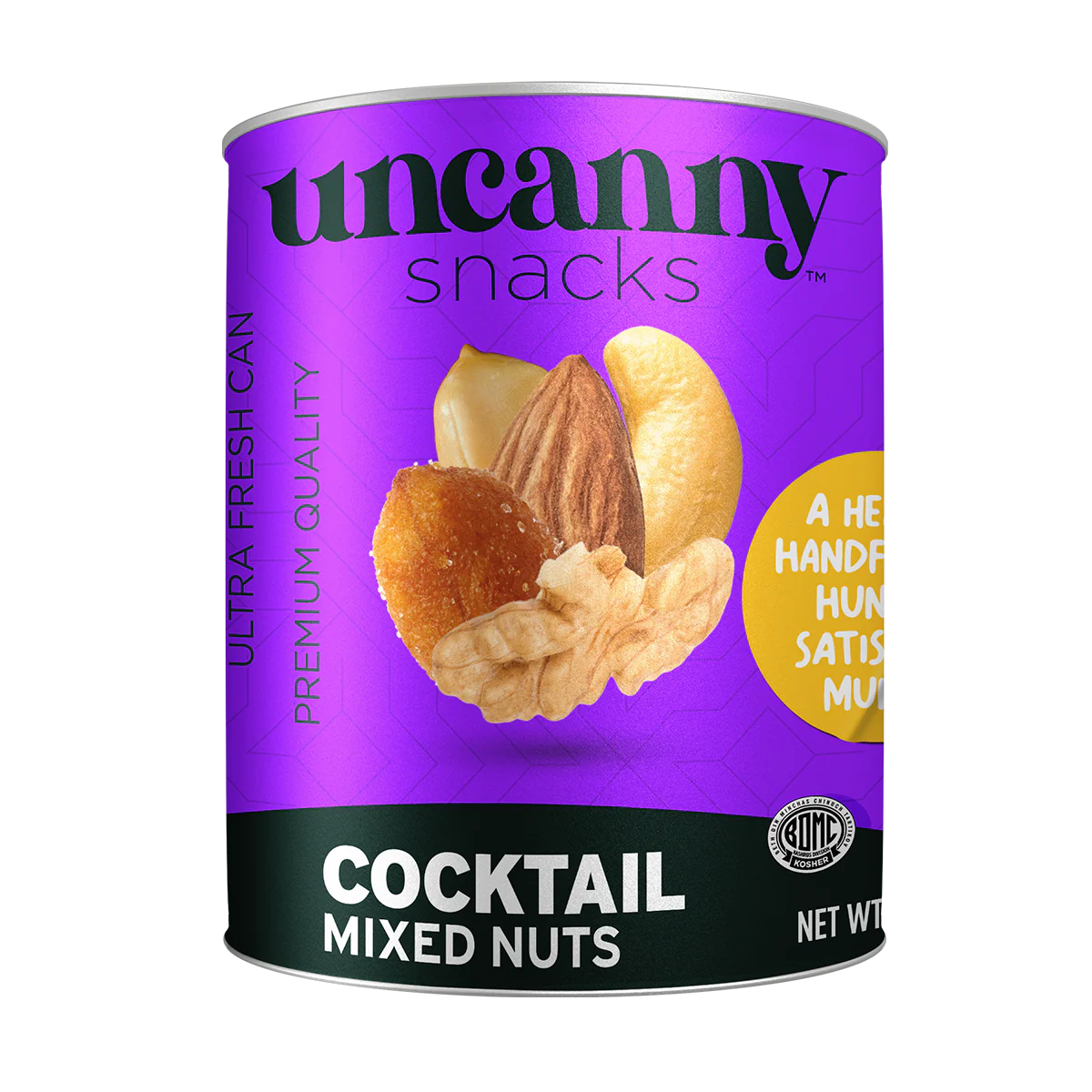 Roasted & Salted Mixed Nut Cocktail | Can | 1.8 oz | Uncanny - Image 5