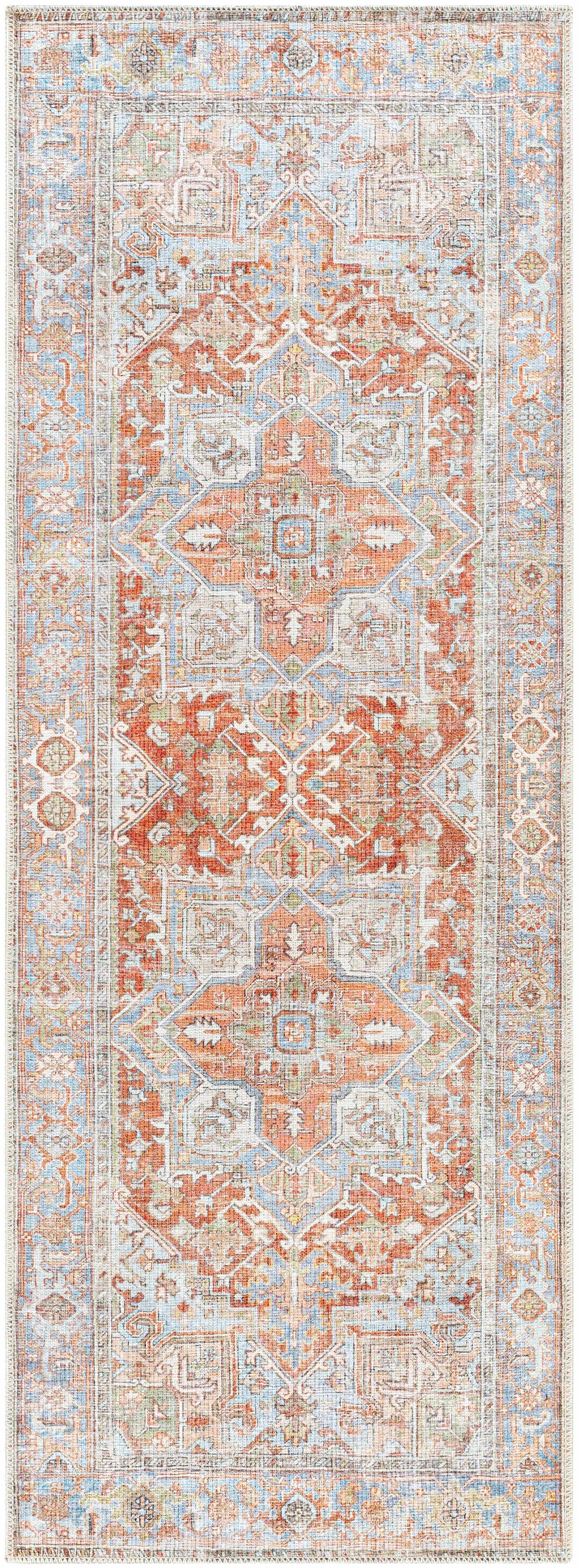 Rust Maayon Washable Rug - Image 11
