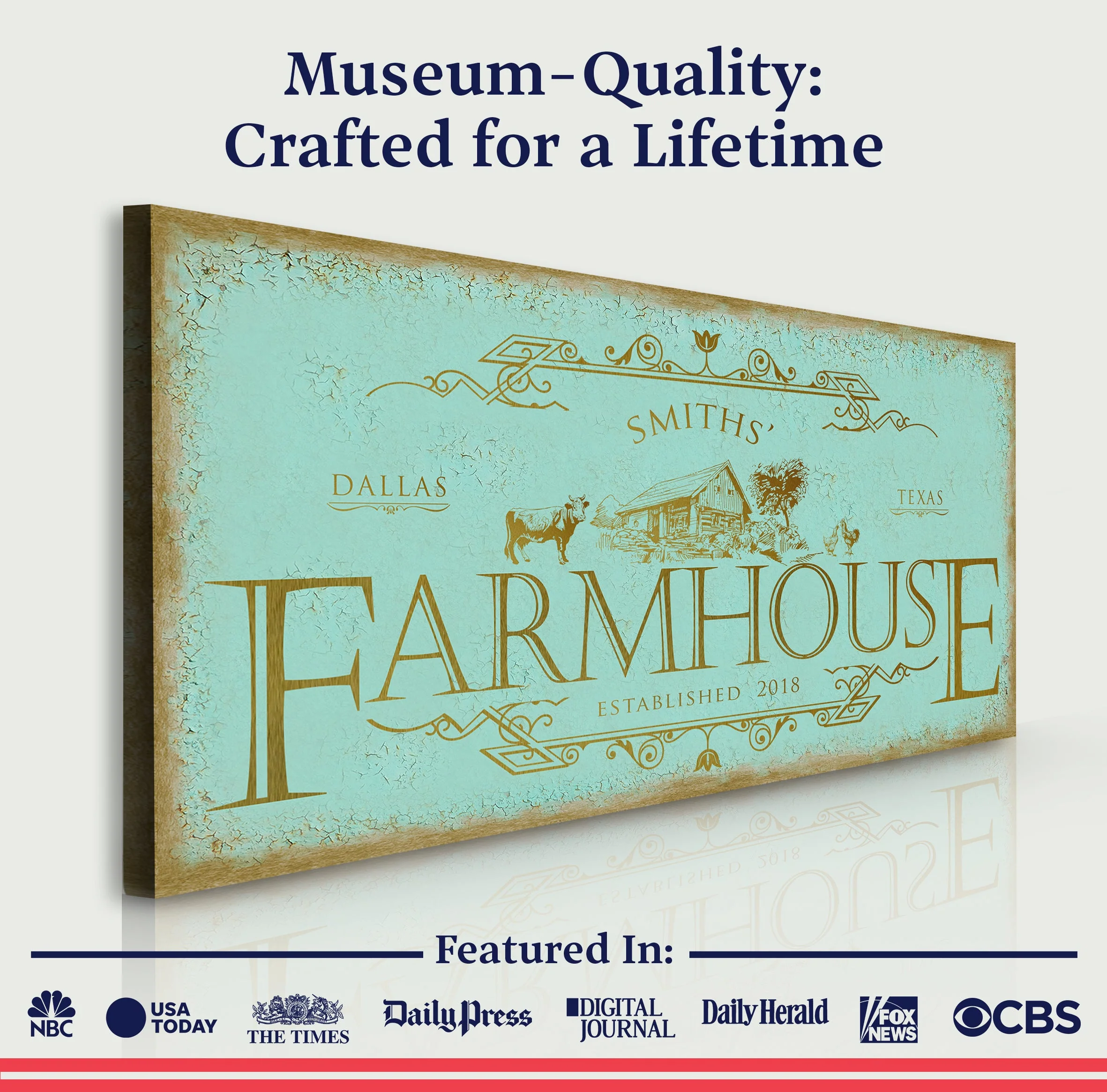 Rustic Farmhouse Sign IV - Image 3