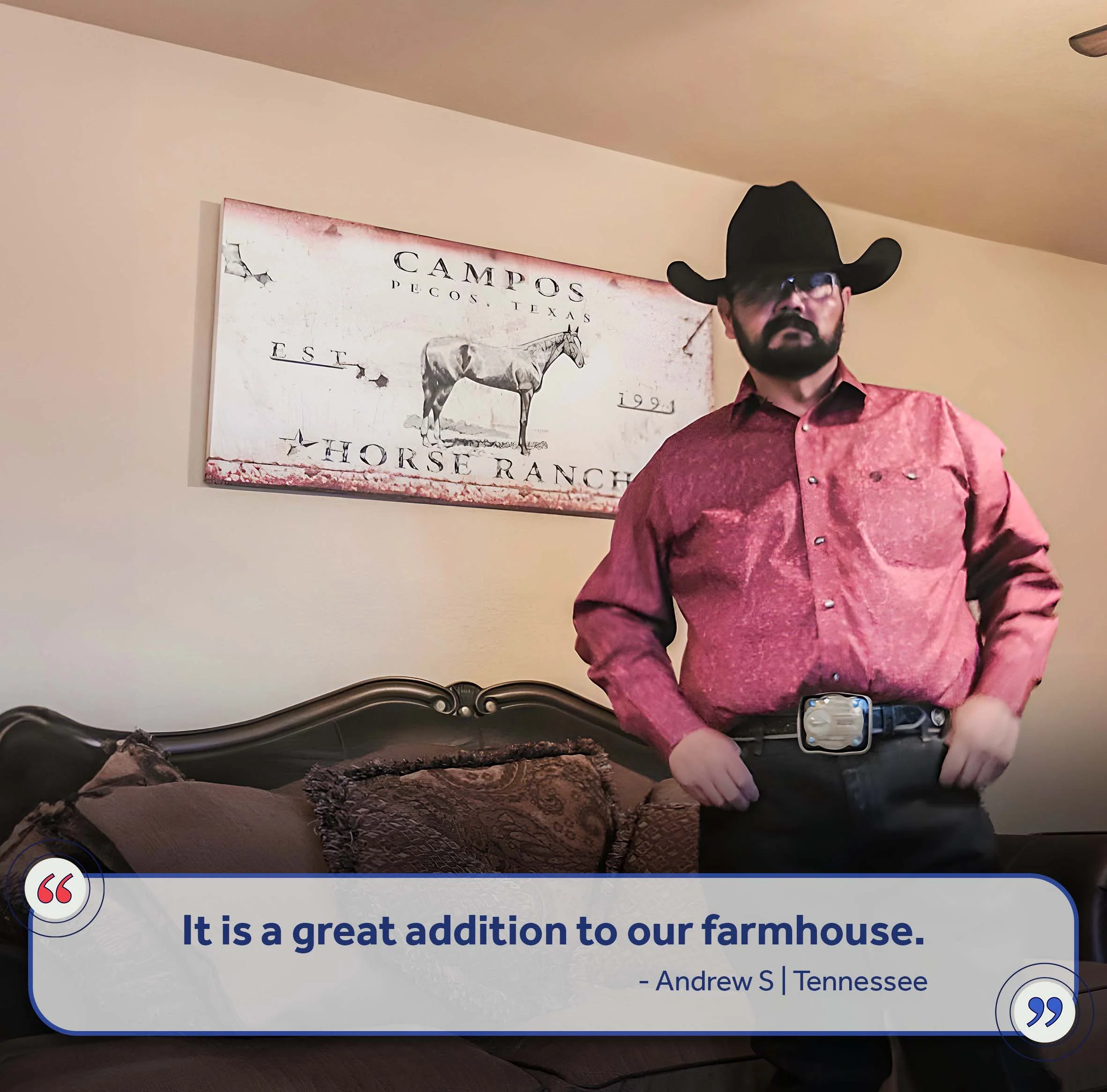 Rustic Horse Ranch Sign - Image 6