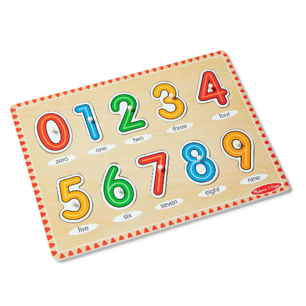 See-Inside Numbers Peg Puzzle - 10 pieces - Image 2