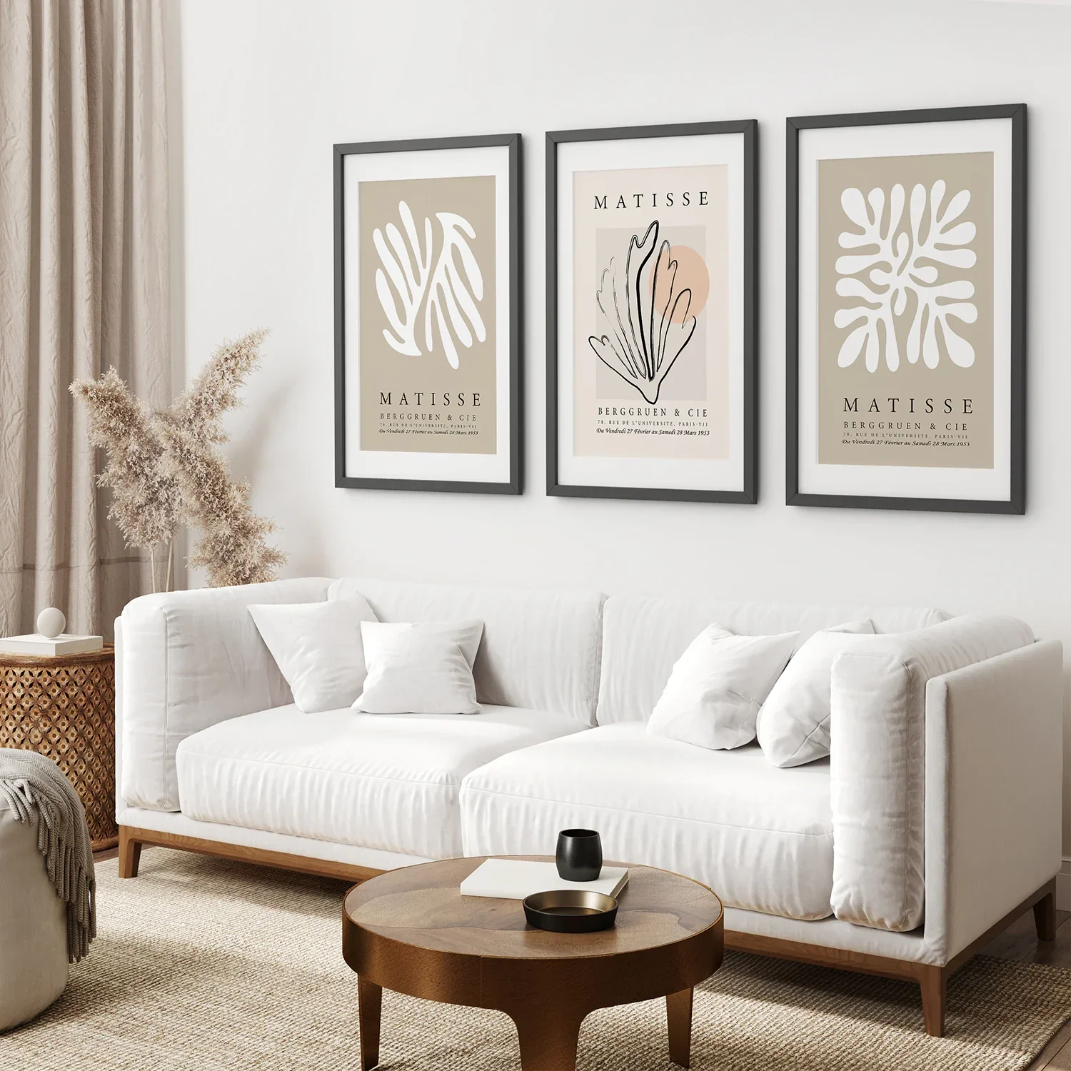 Set of 3 Henri Matisse Prints: Artistic Neutral Wall Art - Image 5