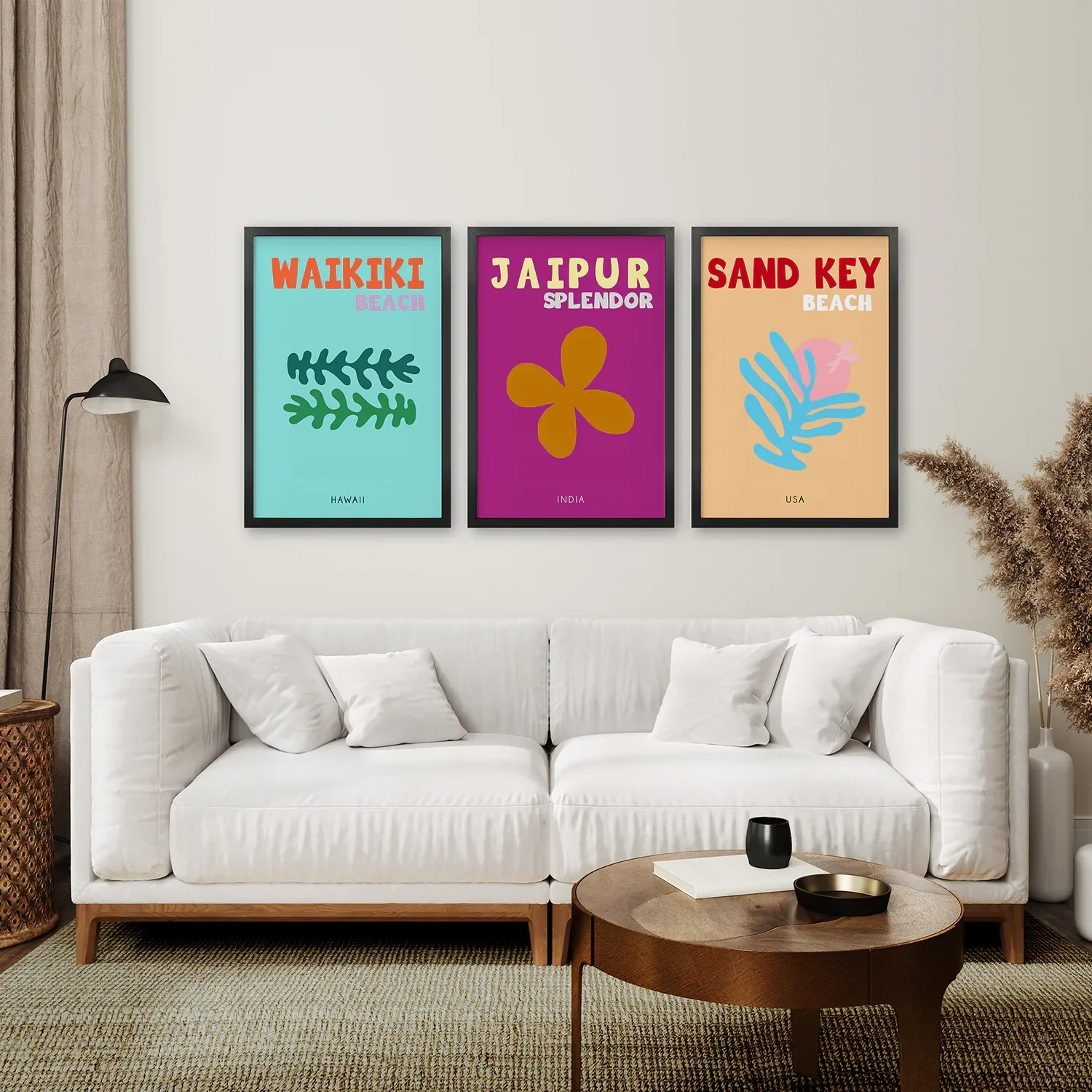 Set of 3 Trendy Y2k Style Posters. Summer Travel Theme - Image 4