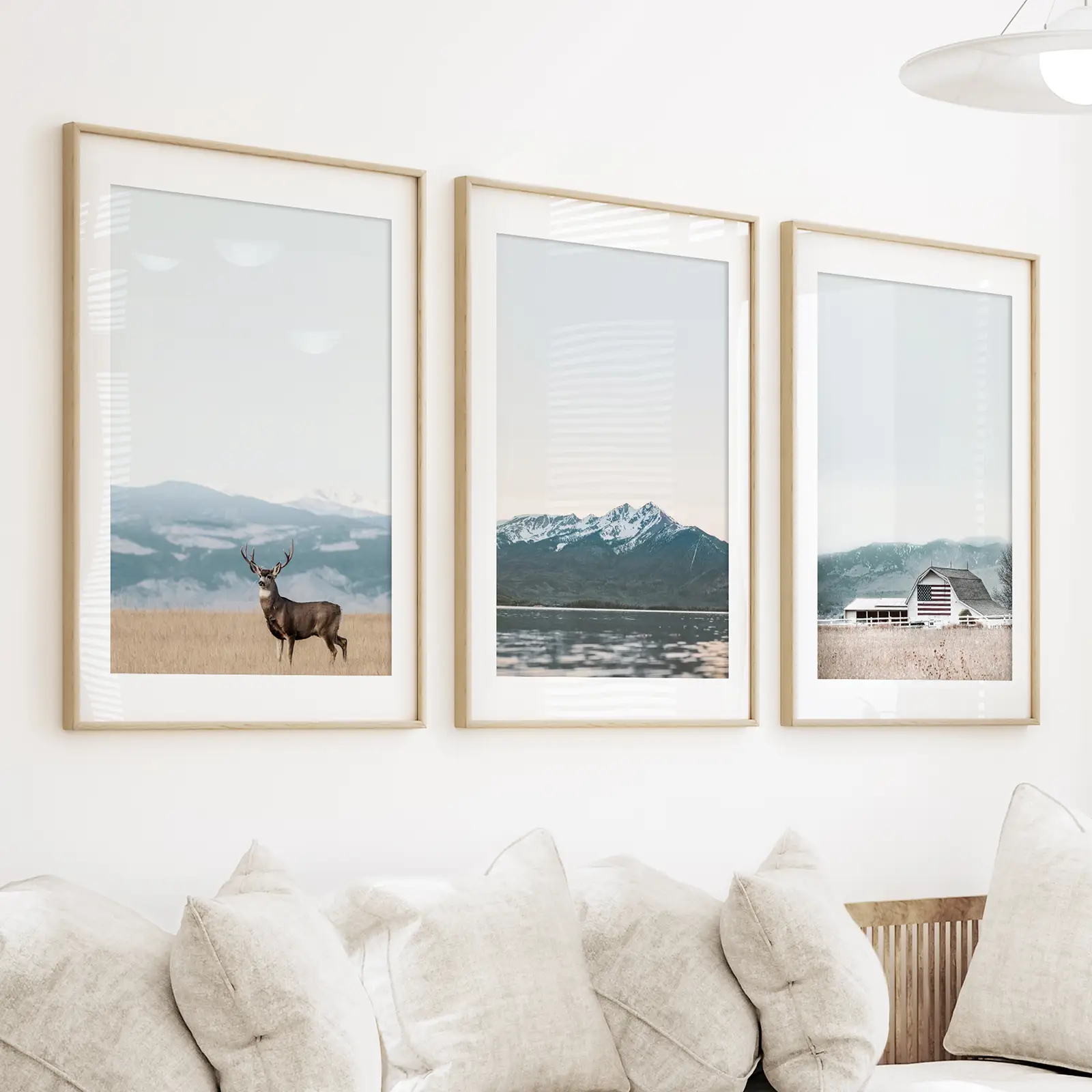 Set of 3 US Nature Photography. Colorado Travel Wall Art - Image 3