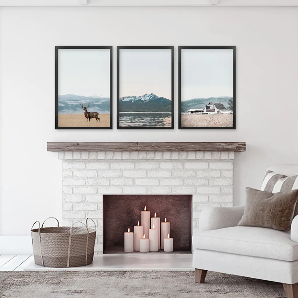 Set of 3 US Nature Photography. Colorado Travel Wall Art - Image 8