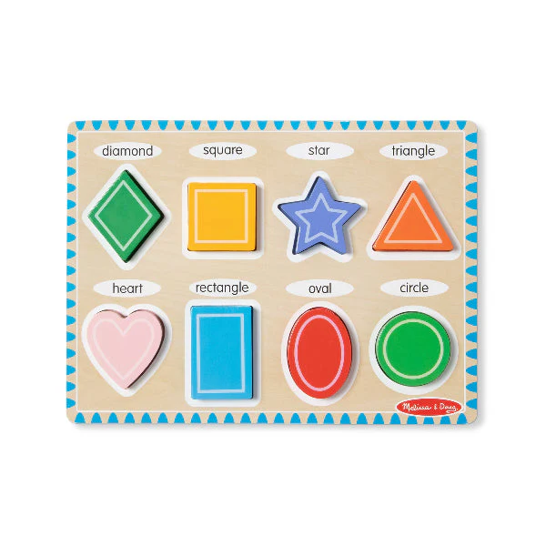 Shapes Chunky Puzzle - 8 Pieces - Image 2