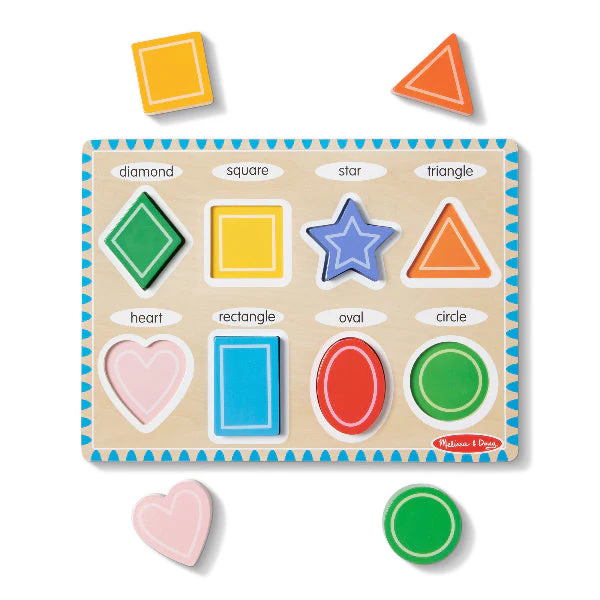 Shapes Chunky Puzzle - 8 Pieces - Image 3