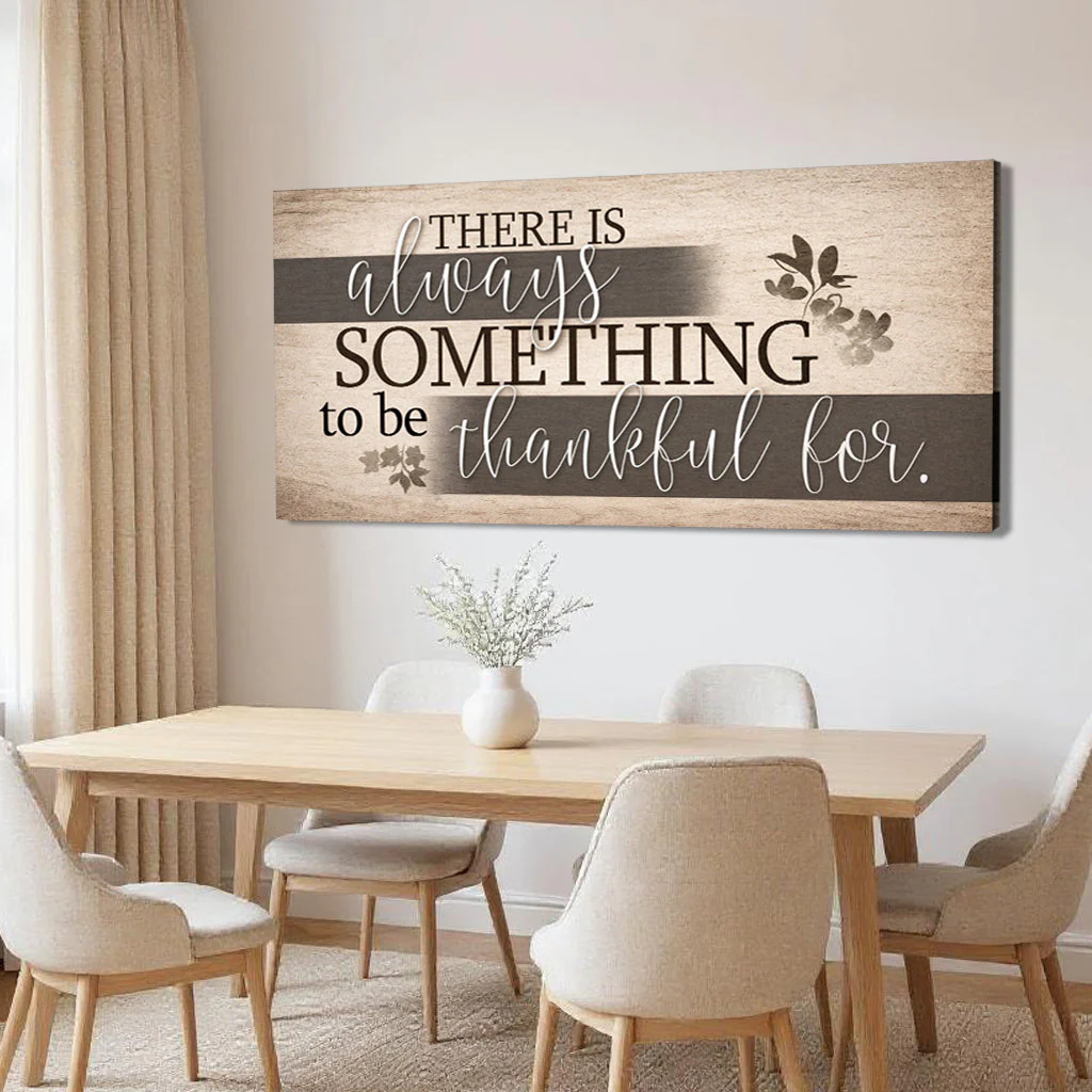 Something To Be Thankful Faith Wall Sign - Image 2