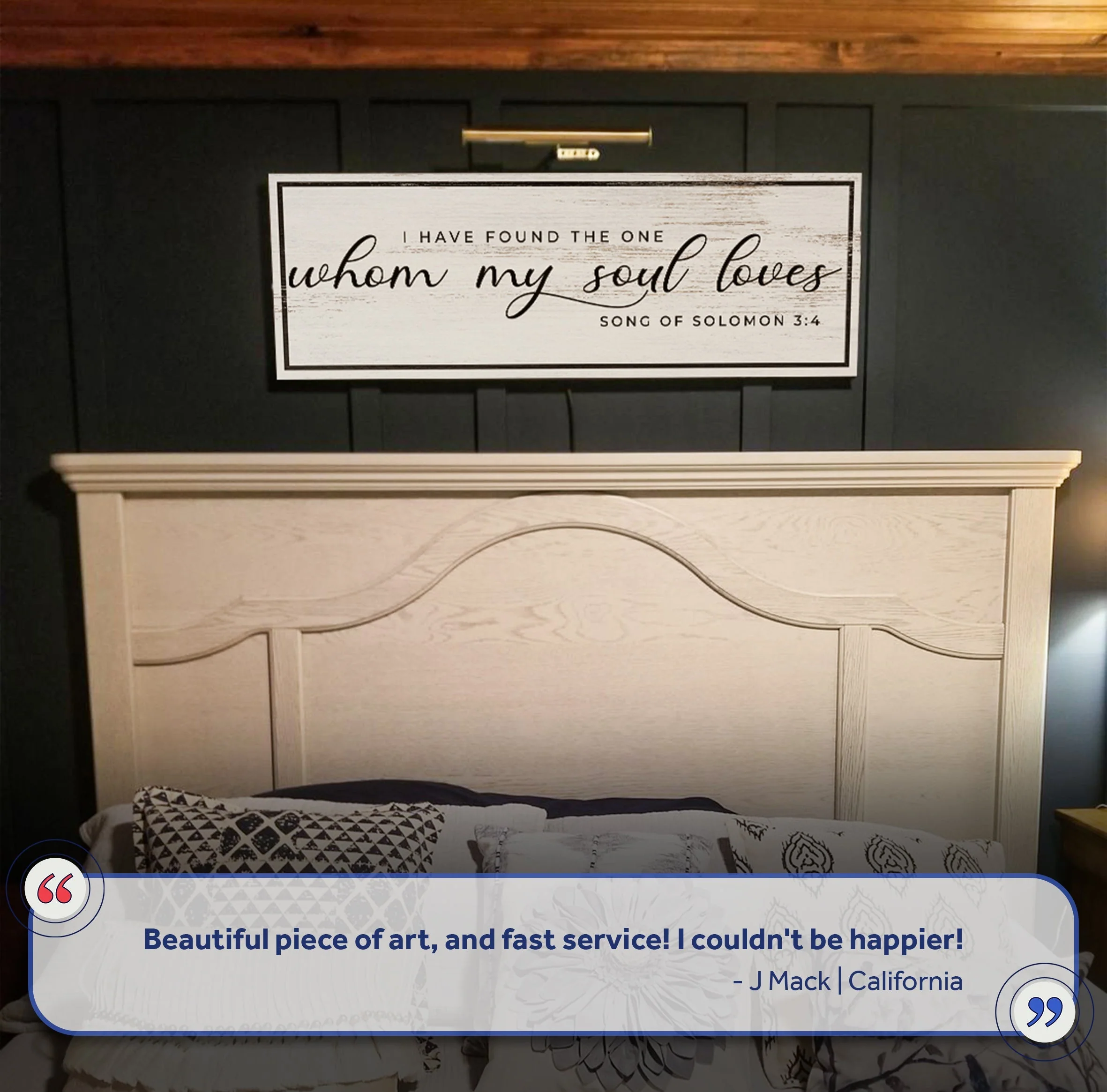 Song of Solomon 3:4 - 'I Have Found The One' - Inspirational Christian Wall Art - Image 6